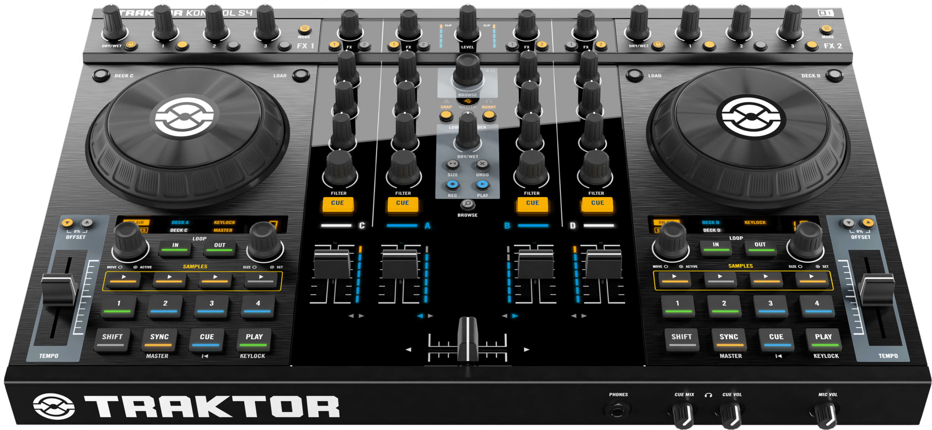 Native Instruments Traktor Kontrol S4 | Sweetwater