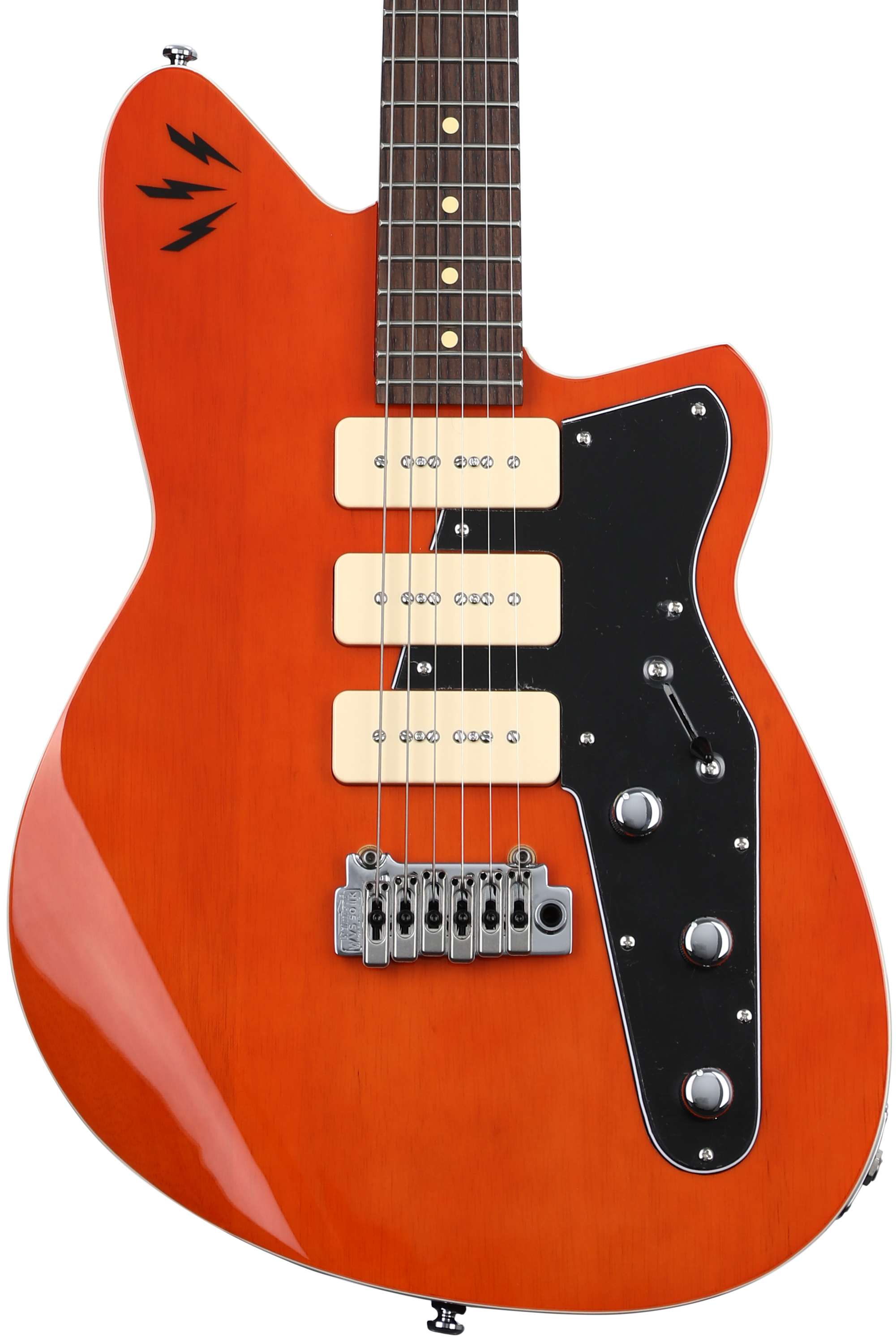 Reverend Ron Asheton Jetstream 390 Electric Guitar - Rock Orange