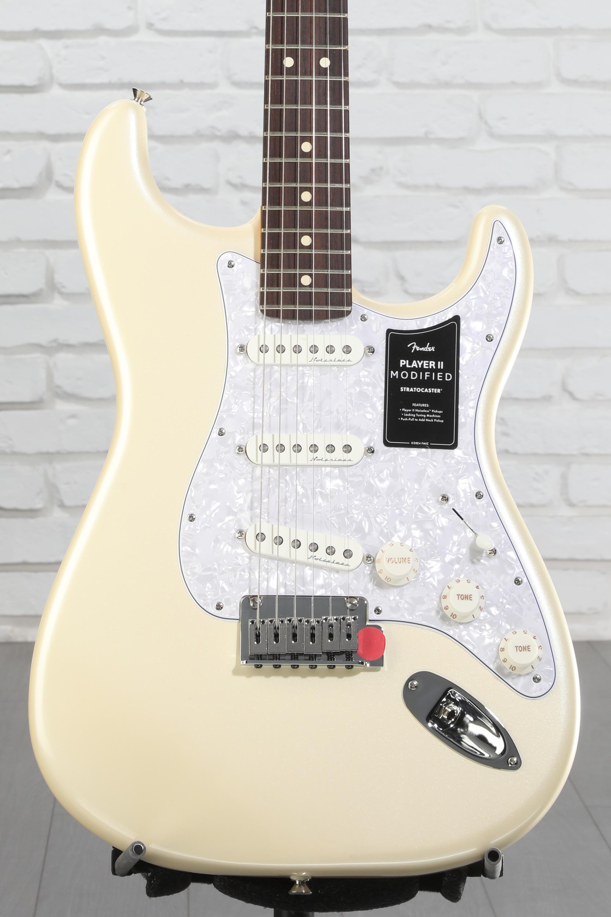 Fender Player II Modified Stratocaster Electric Guitar - Olympic