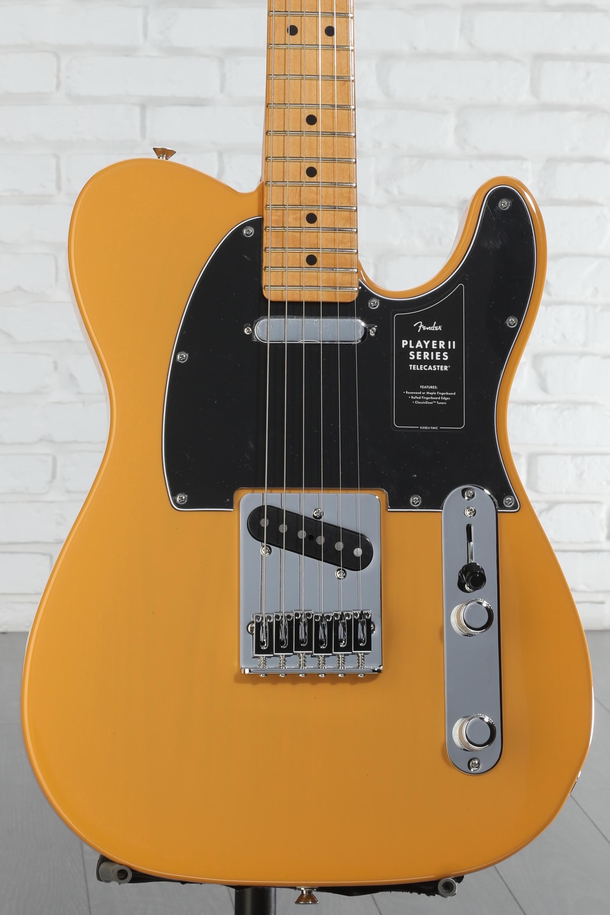 ギター Fender Player II Telecaster Butterscotch Fender Player II Telecaster Butterscotch Blonde Chambered