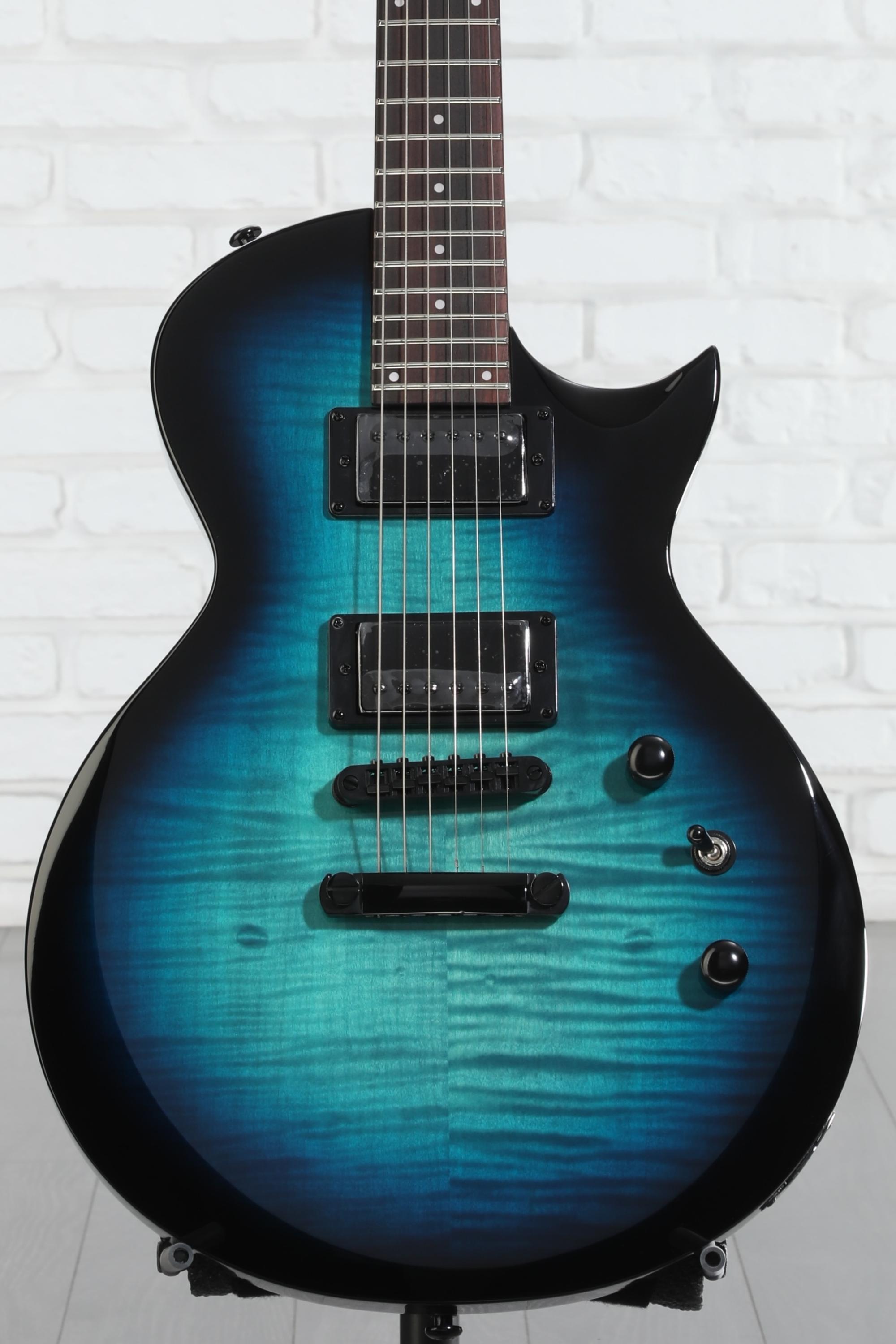 ギター Y1058 gfc GN7-200 Gloss Blue Burst QM Electric Guitar GFC