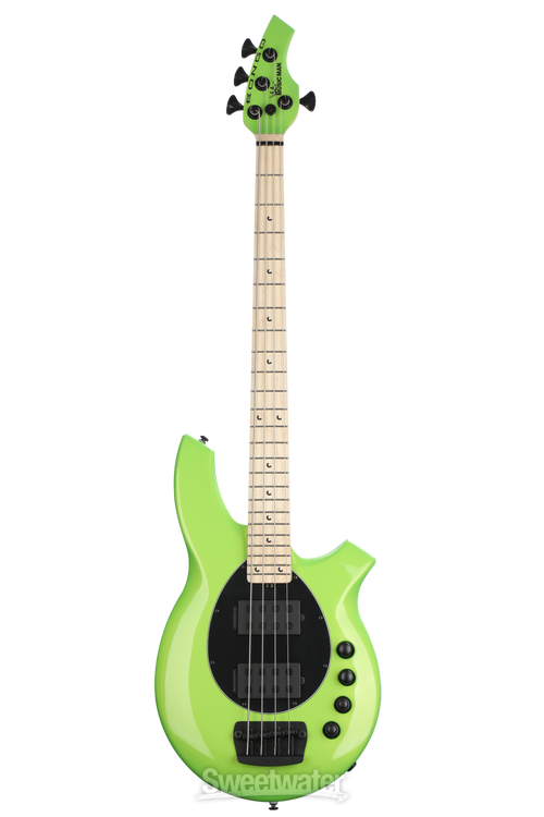 Ernie Ball Music Man Bongo 4HH Electric Bass Guitar - Mantis Green