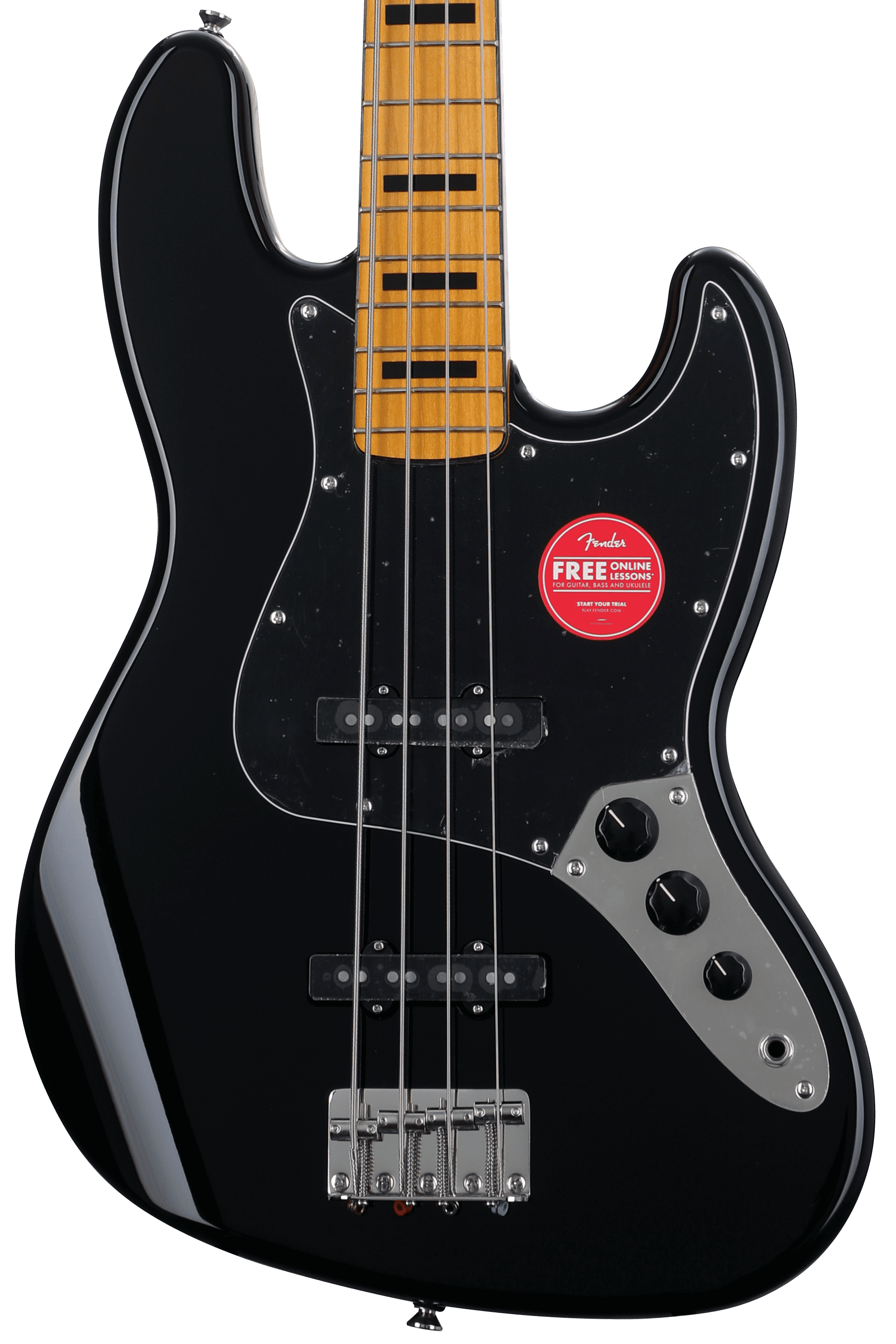 Squier Classic Vibe '70s Jazz Bass - Black | Sweetwater