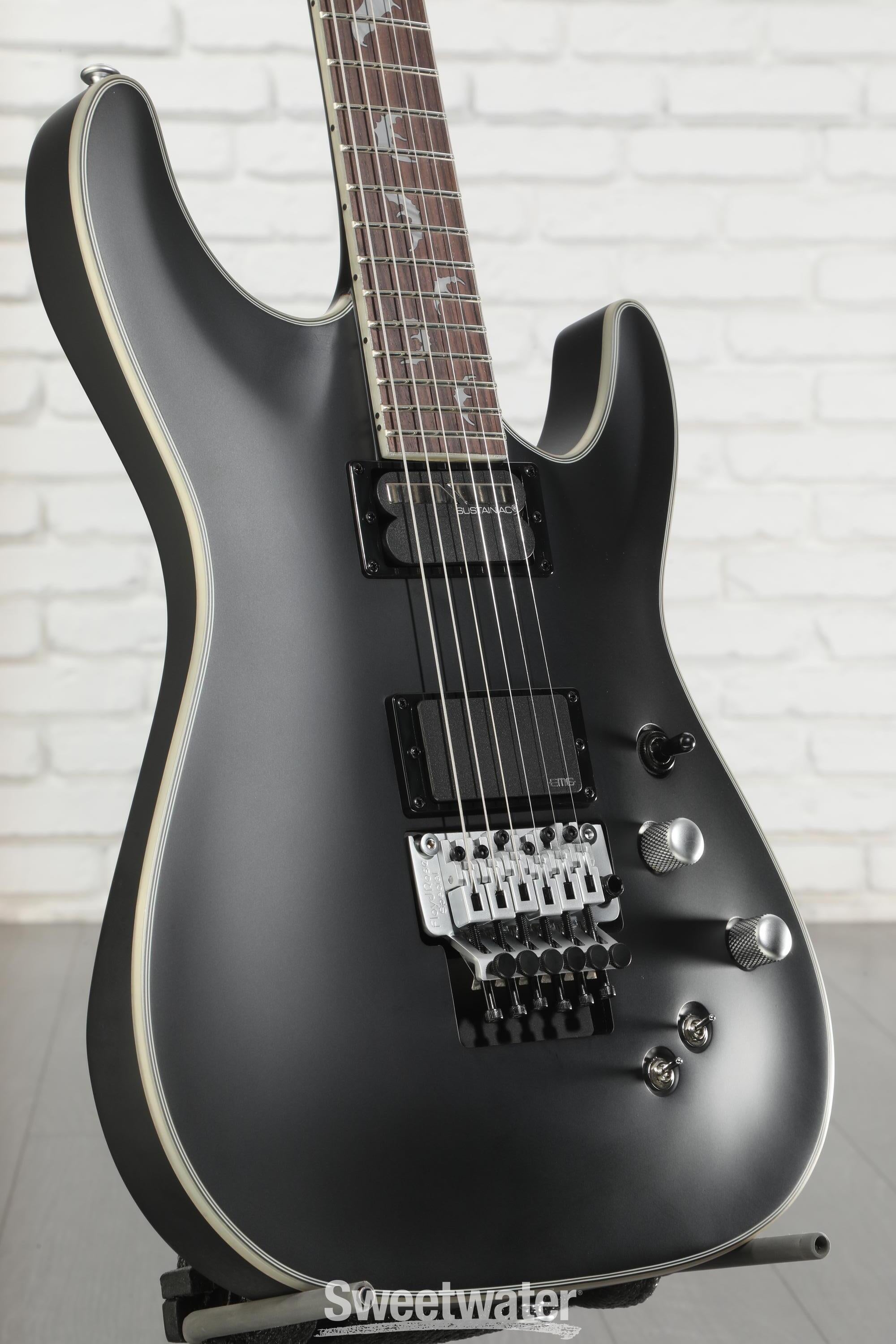 Schecter Damien Platinum 6 FR-S Electric Guitar - Satin Black