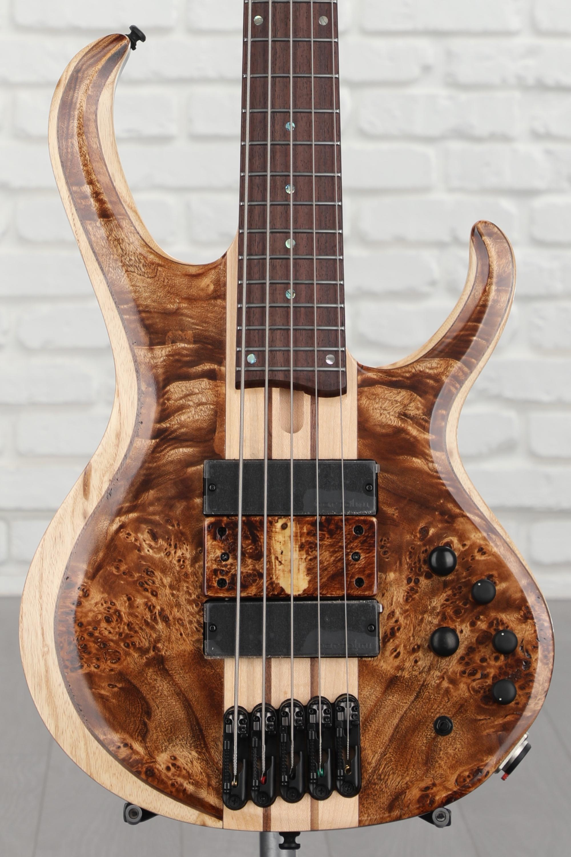 Ibanez Bass Workshop BTB845V Bass Guitar - Antique Brown Stained