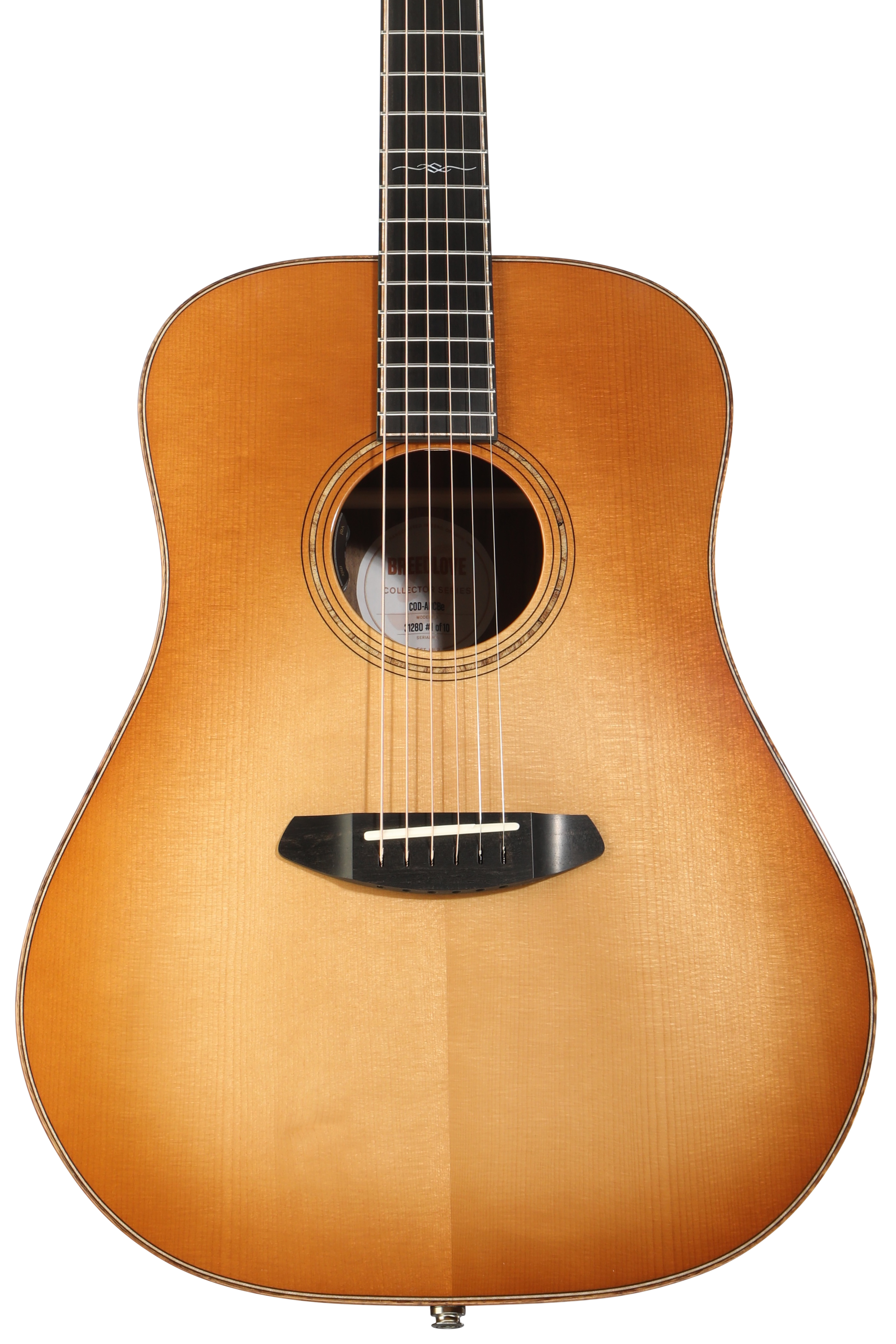 Photo of Breedlove Collector Dreadnought E Adirondack/Ovangkol Acoustic-electric Guitar - Cinnamon Burst