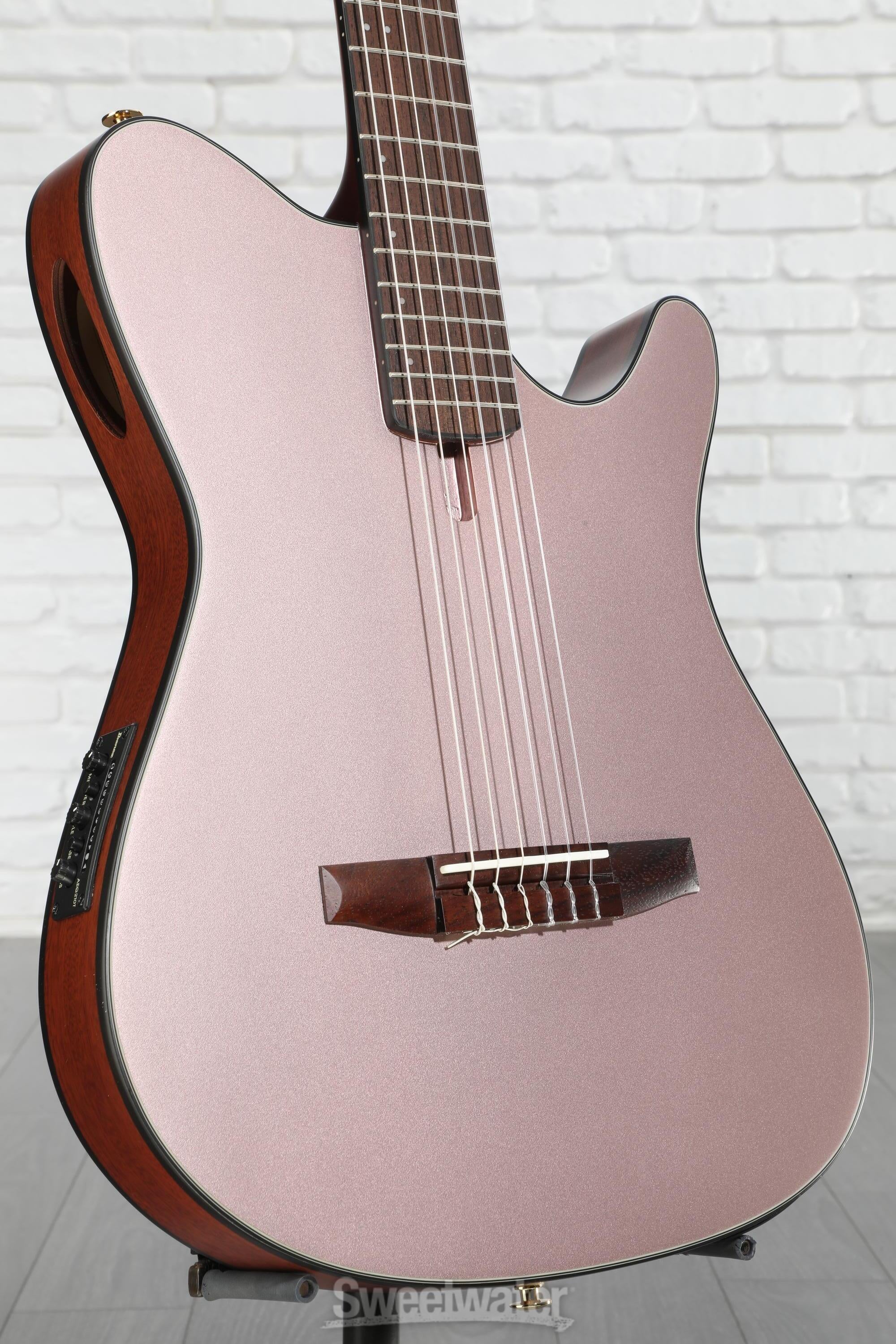 Ibanez レフティ FRH10n Ibanez FRH10N Nylon-String Acoustic-Electric Guitar Indigo Blue