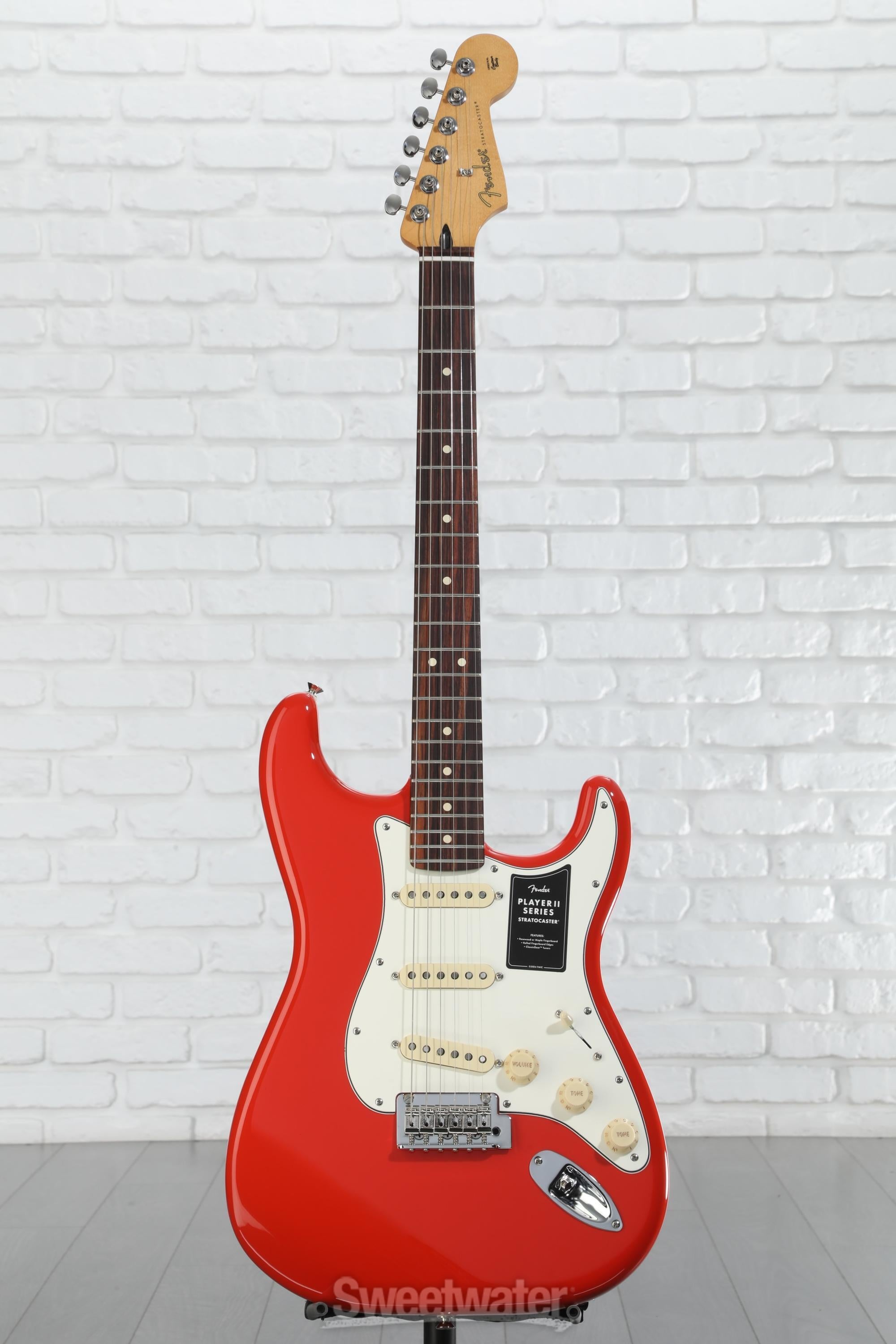 Fender Player II Stratocaster Electric Guitar - Coral Red