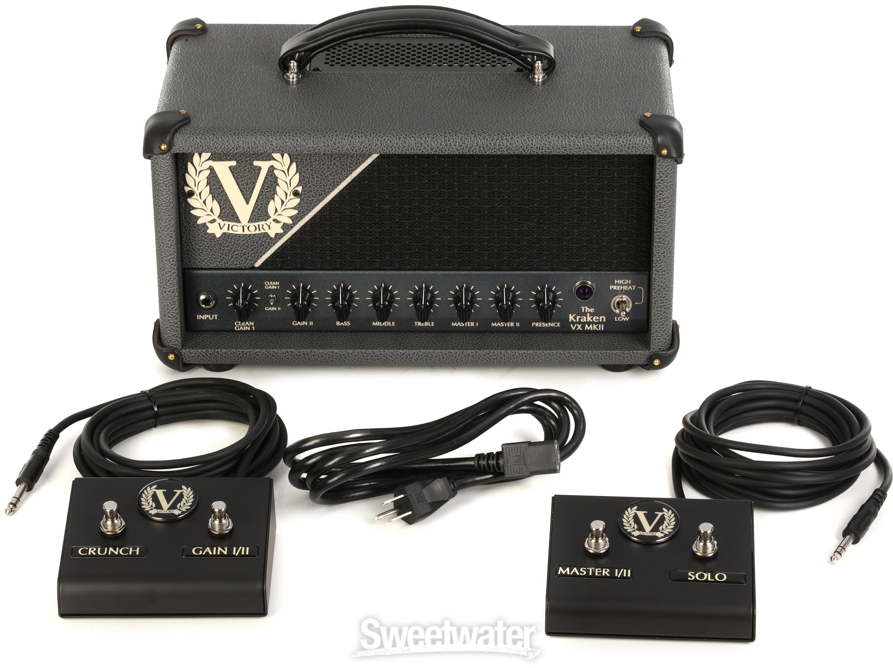 Victory Amplification VX The Kraken MkII 50-watt Tube Amplifier Head -  Compact Sleeve