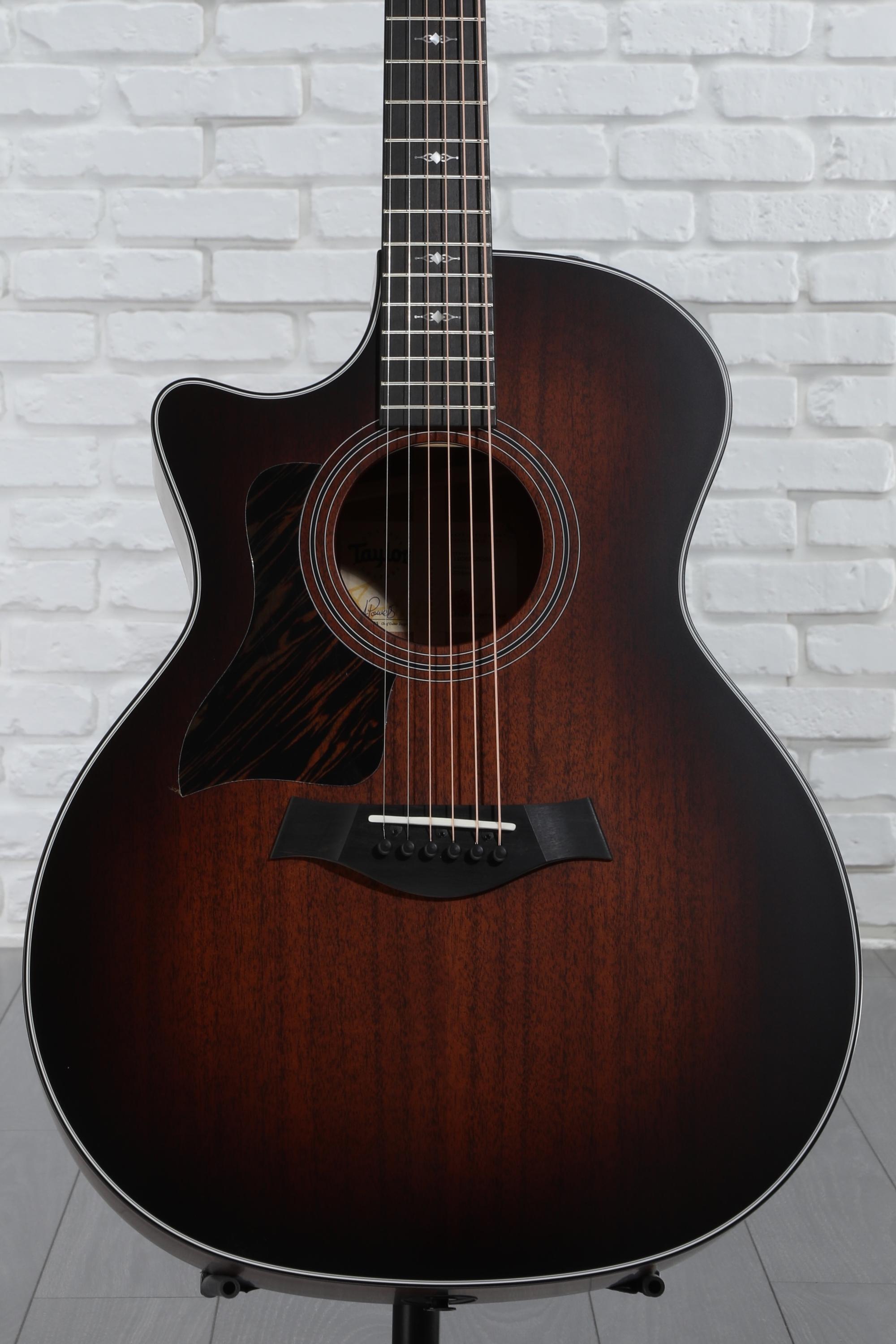 Taylor 324ce Left-handed Acoustic-electric Guitar - Tobacco