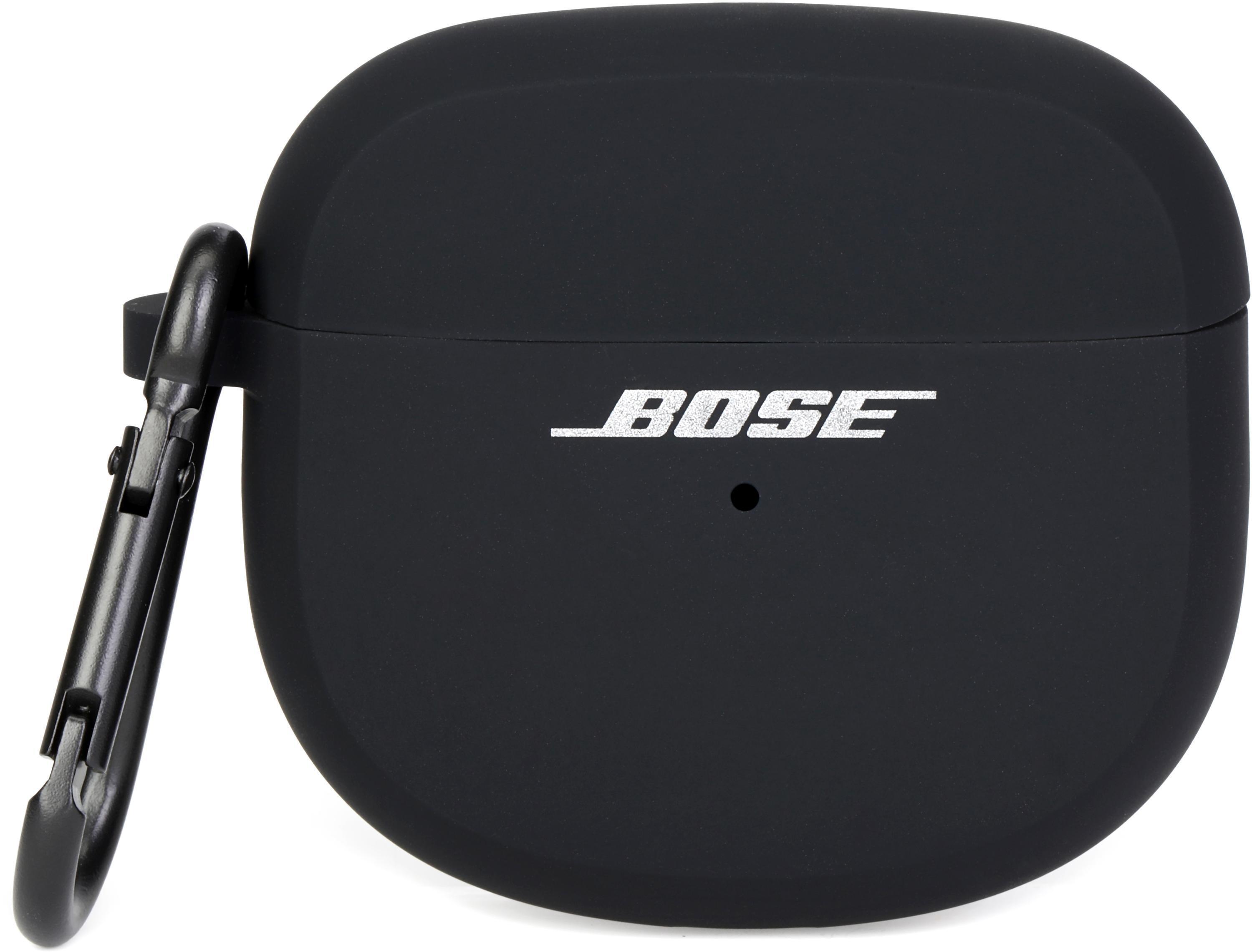Bose Ultra Open Earbuds with Charging Case Cover - Black | Sweetwater