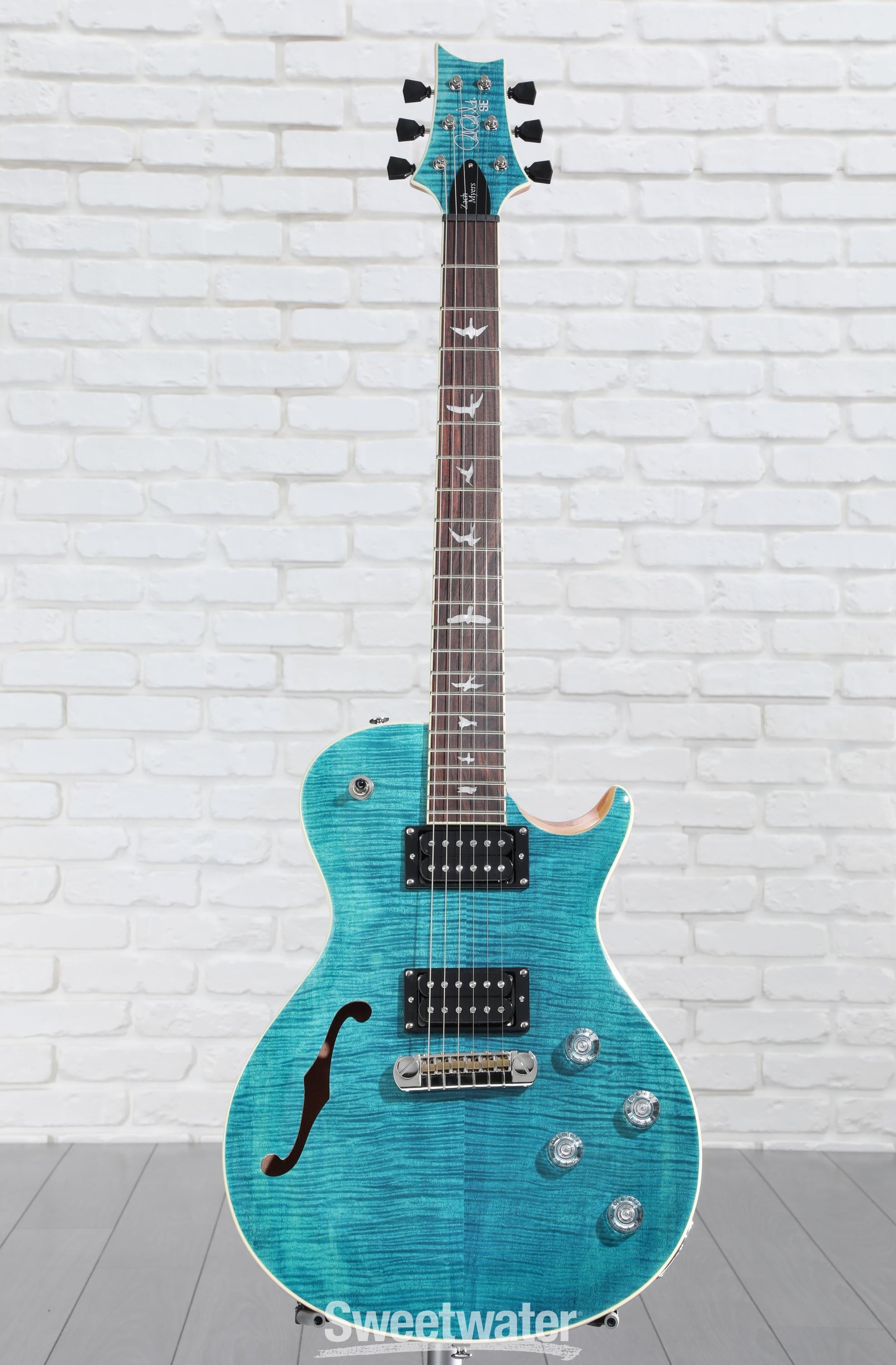 PRS SE Zach Myers 594 Semi-hollow Electric Guitar - Myers Blue