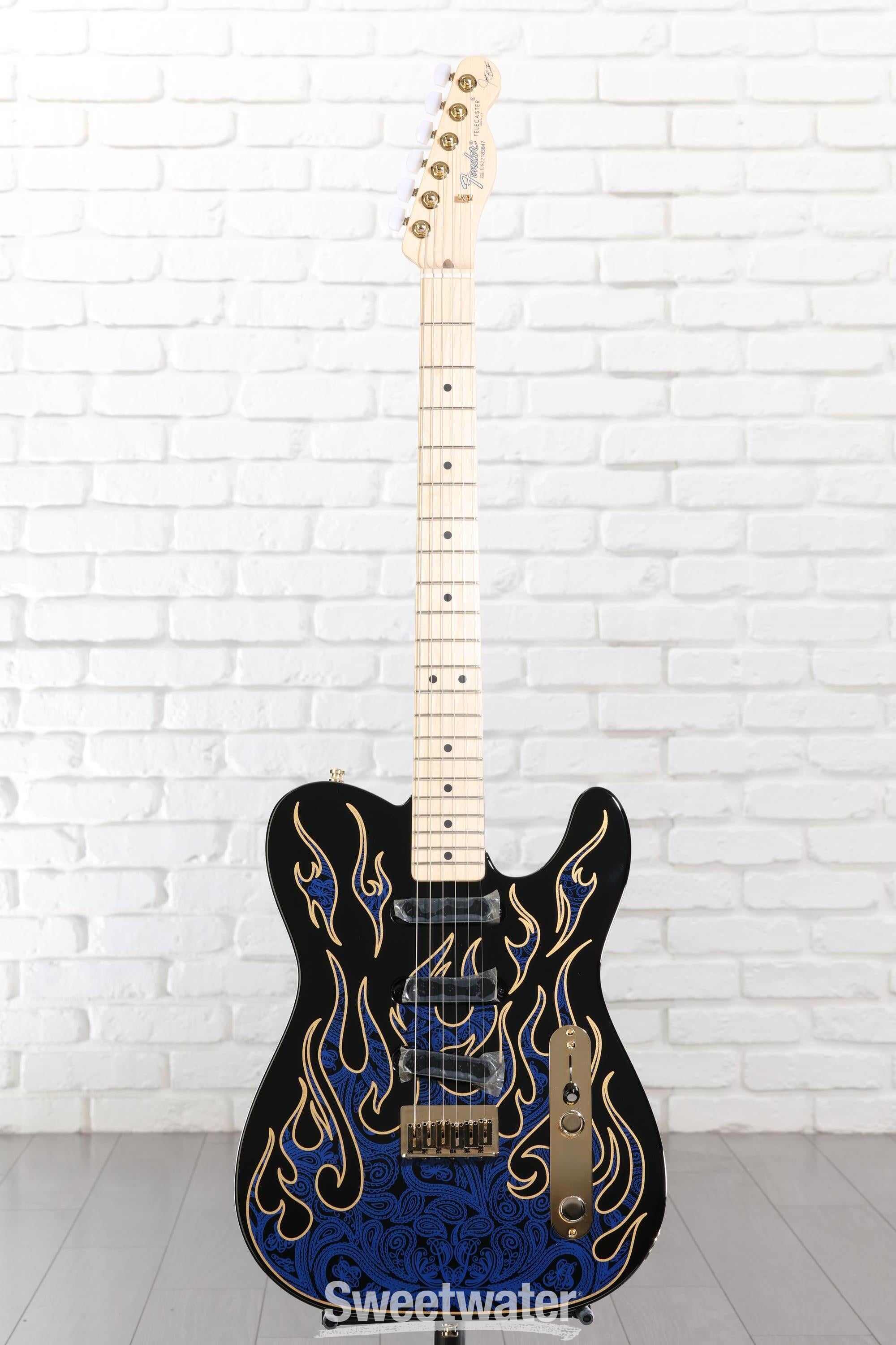 Fender James Burton Telecaster - Blue Paisley Flames | Sweetwater