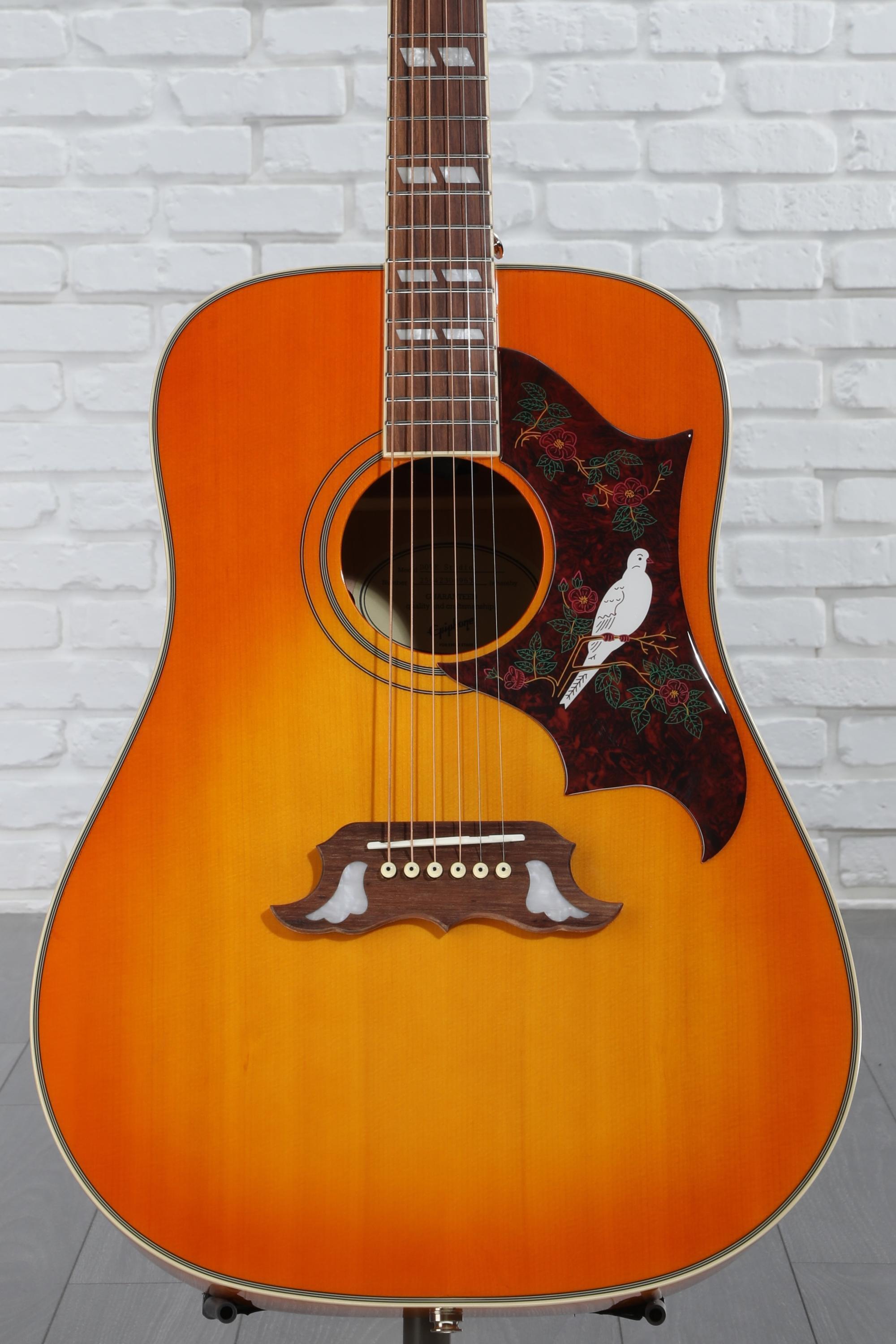 Epiphone Dove Studio Acoustic-electric Guitar - Violin Burst