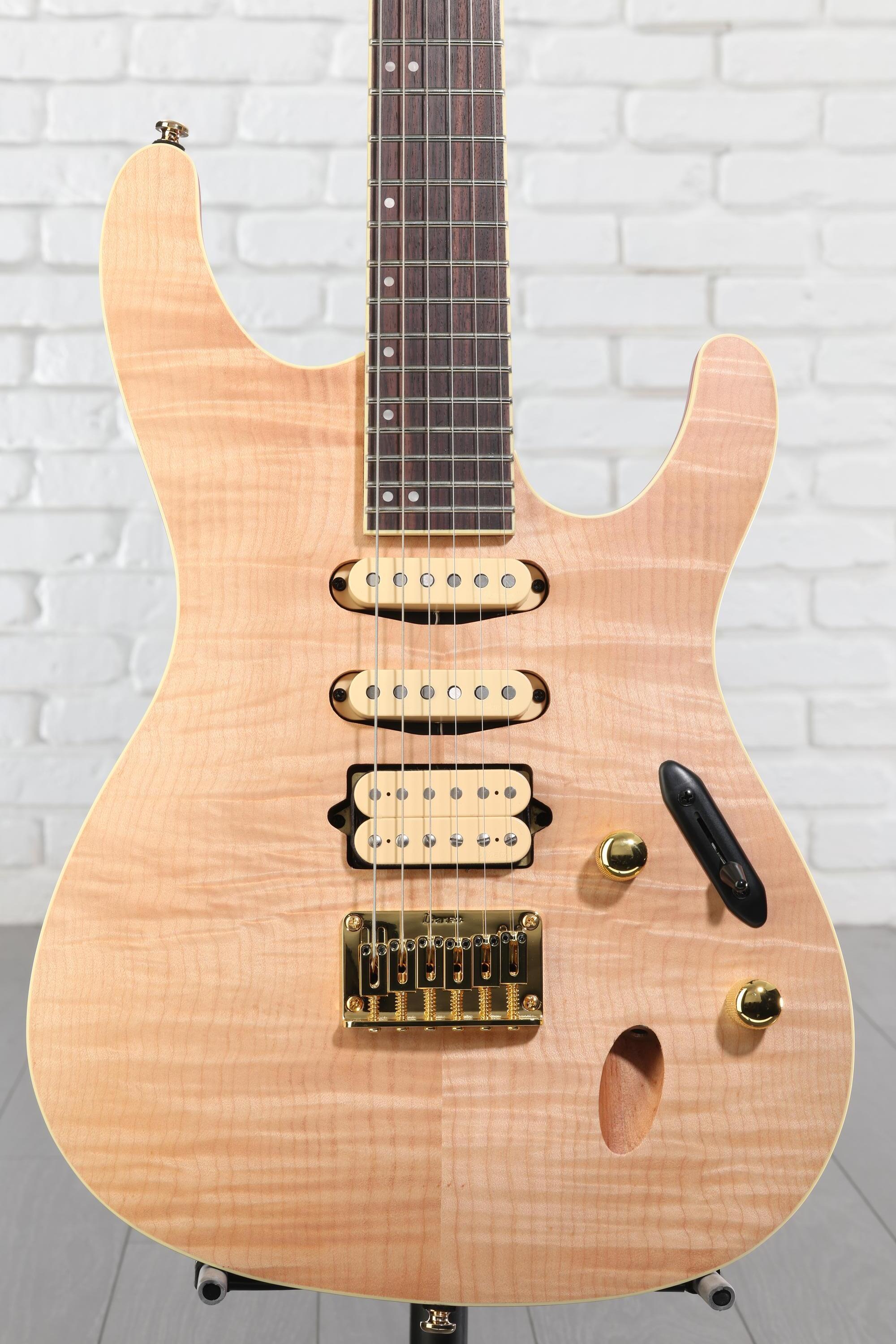 Ibanez Standard SEW761FM Electric Guitar - Natural Flat | Sweetwater