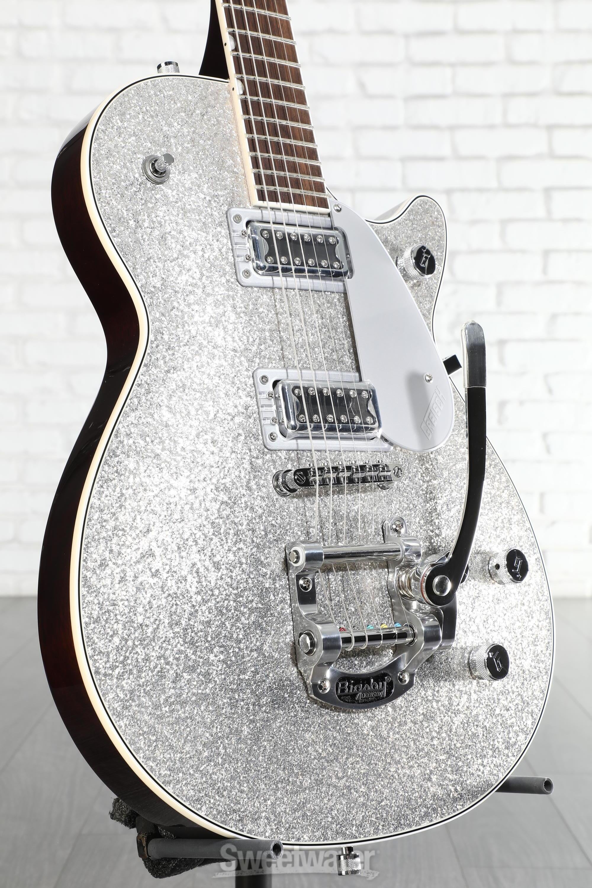 Gretsch Electromatic Jet Electric Guitar - Silver Sparkle | Sweetwater