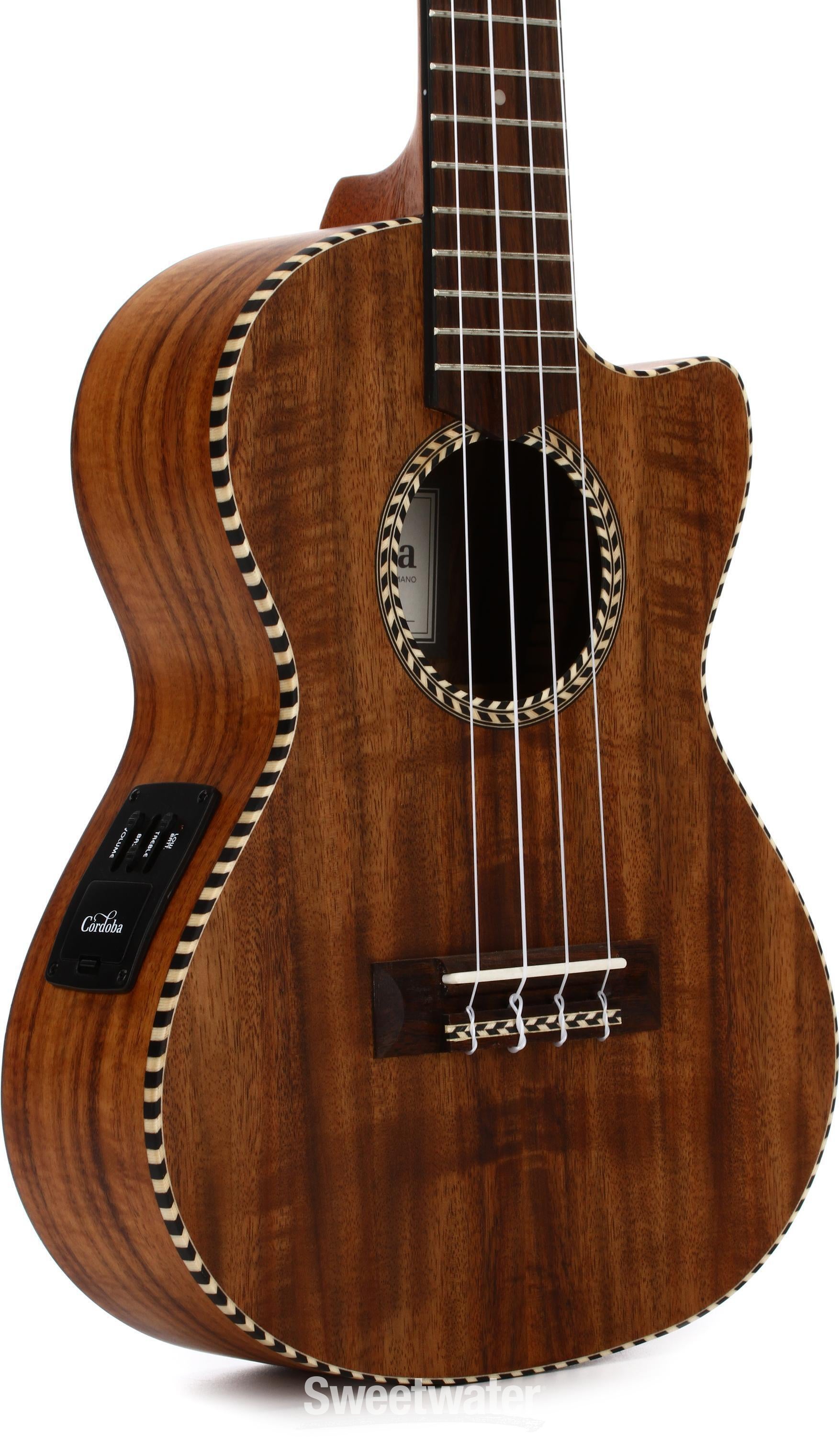 Cordoba 25T-CE Tenor Ukulele - Acacia