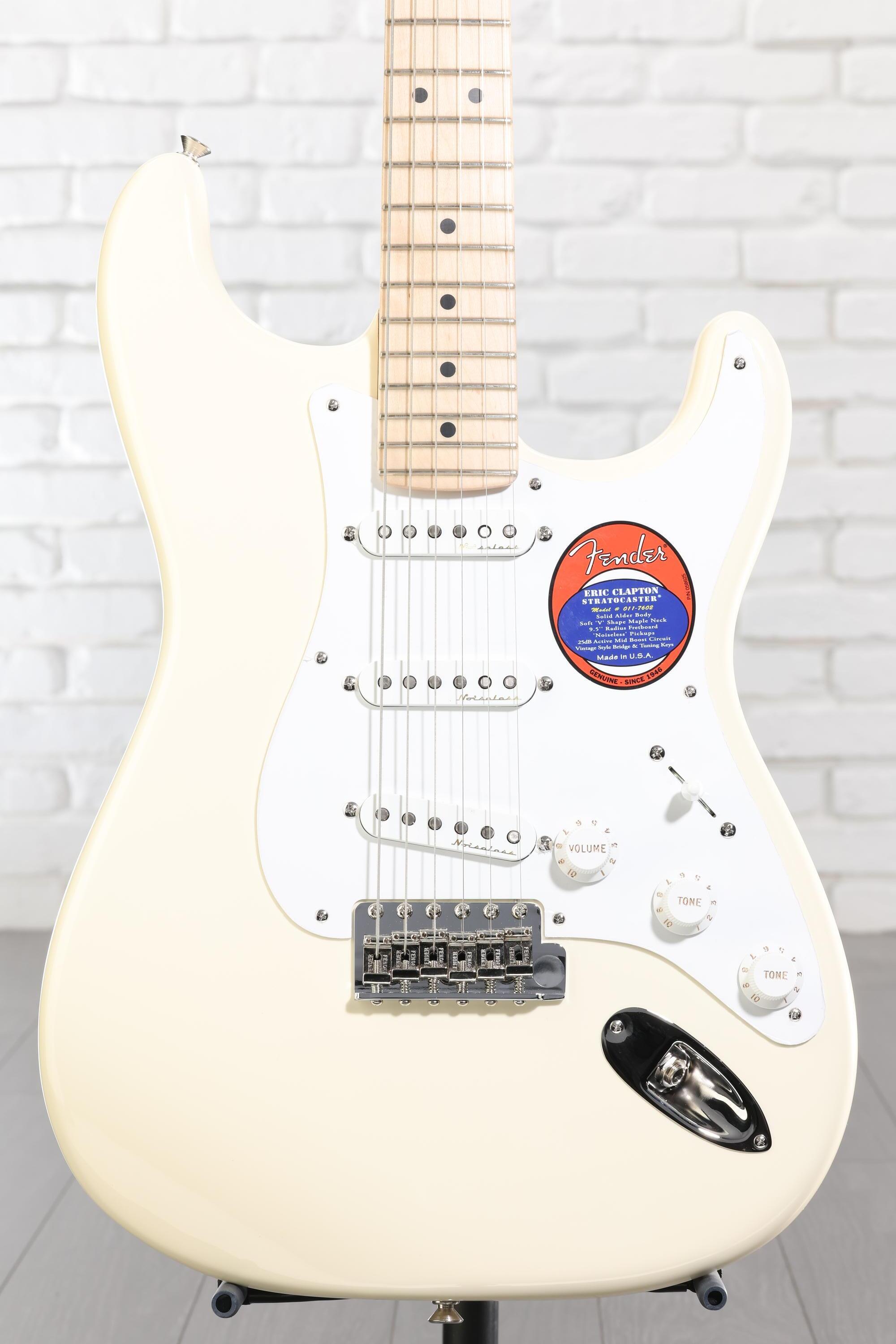 Fender Eric Clapton Stratocaster - Olympic White with Maple