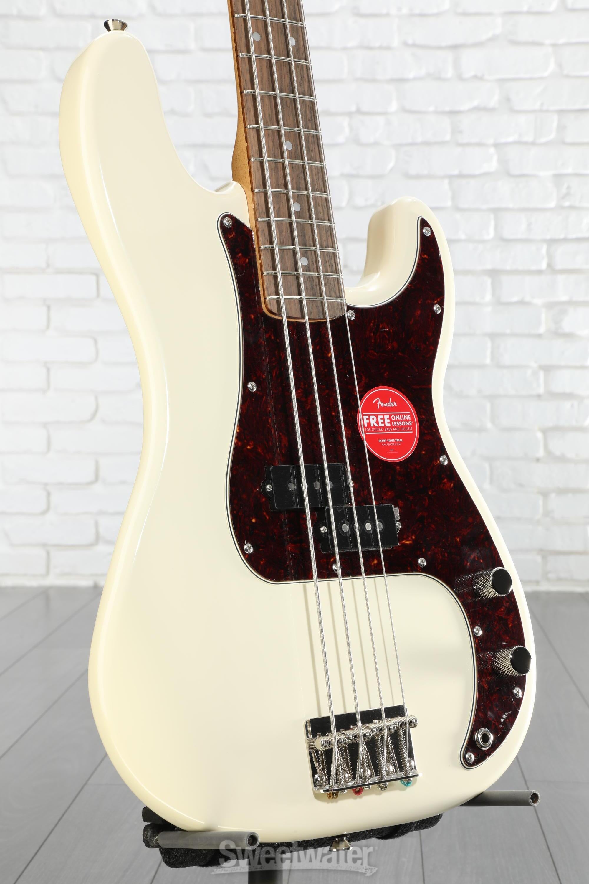 Squier Classic Vibe '60s Precision Bass - Olympic White | Sweetwater
