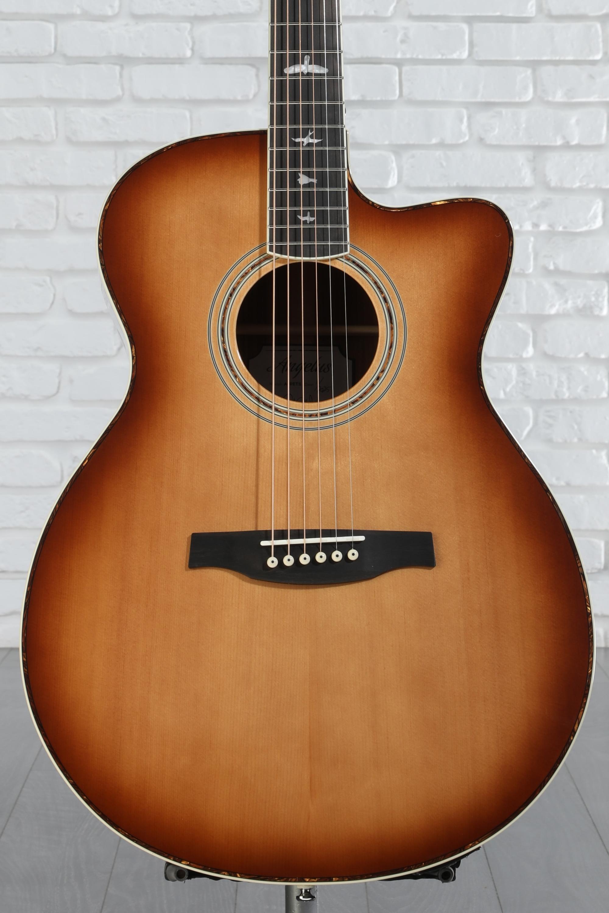 P.R.S. SE Angelus A40E Used Spruce Top body Tobacco Sunburst