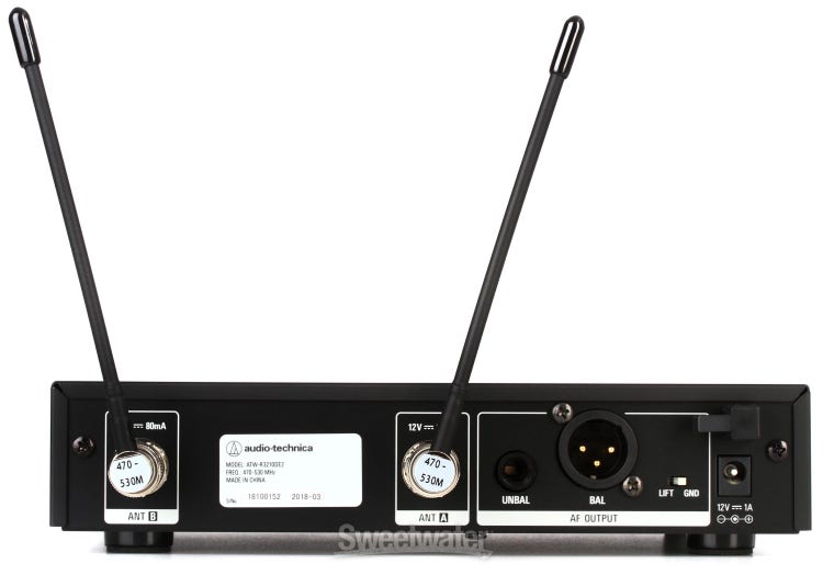 Audio Technica ATW-3211-831DE2 3000 Wireless Lavalier Mic System