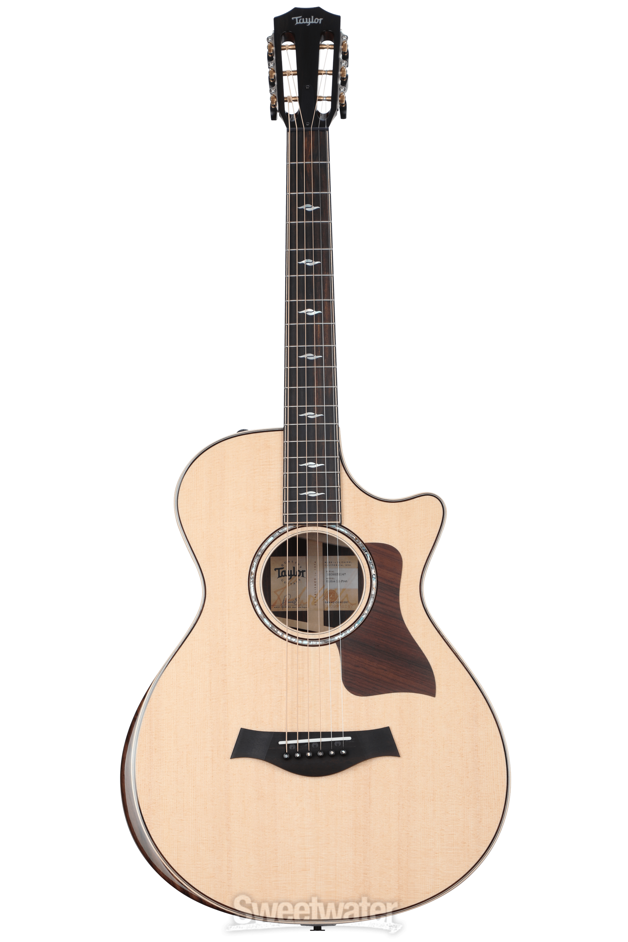 Taylor 812ce, 12-fret Acoustic-electric Guitar - Natural with V