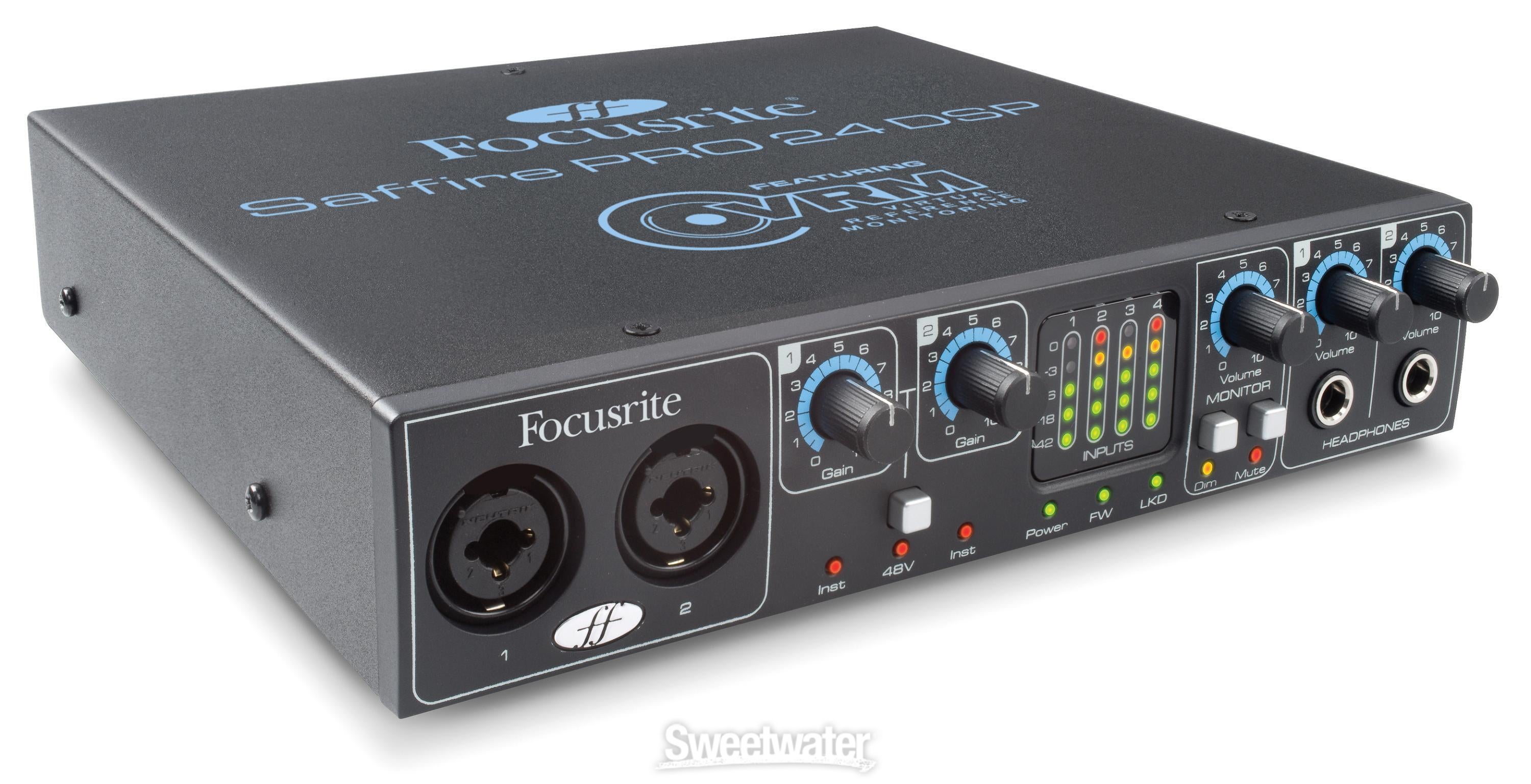 DJ機材 Focusrite Saffire PRO 24 DSP focusrite_saffire_pro_24_plugi