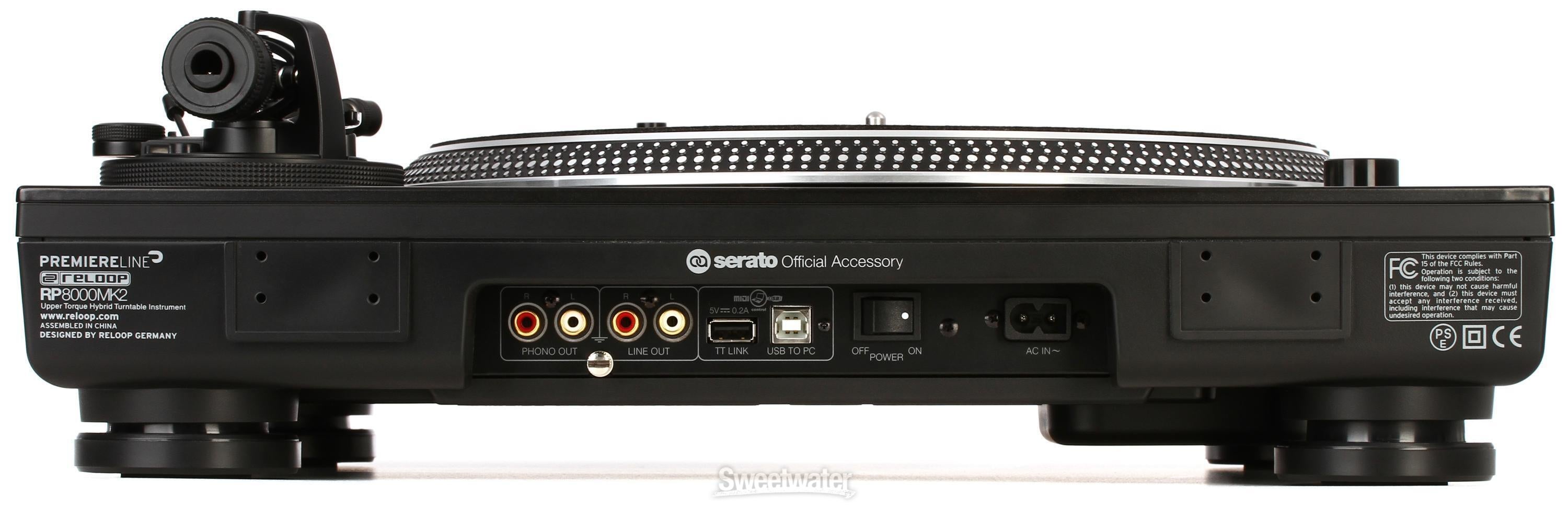 Reloop RP-8000 mkII Serato Compatible Turntable | Sweetwater