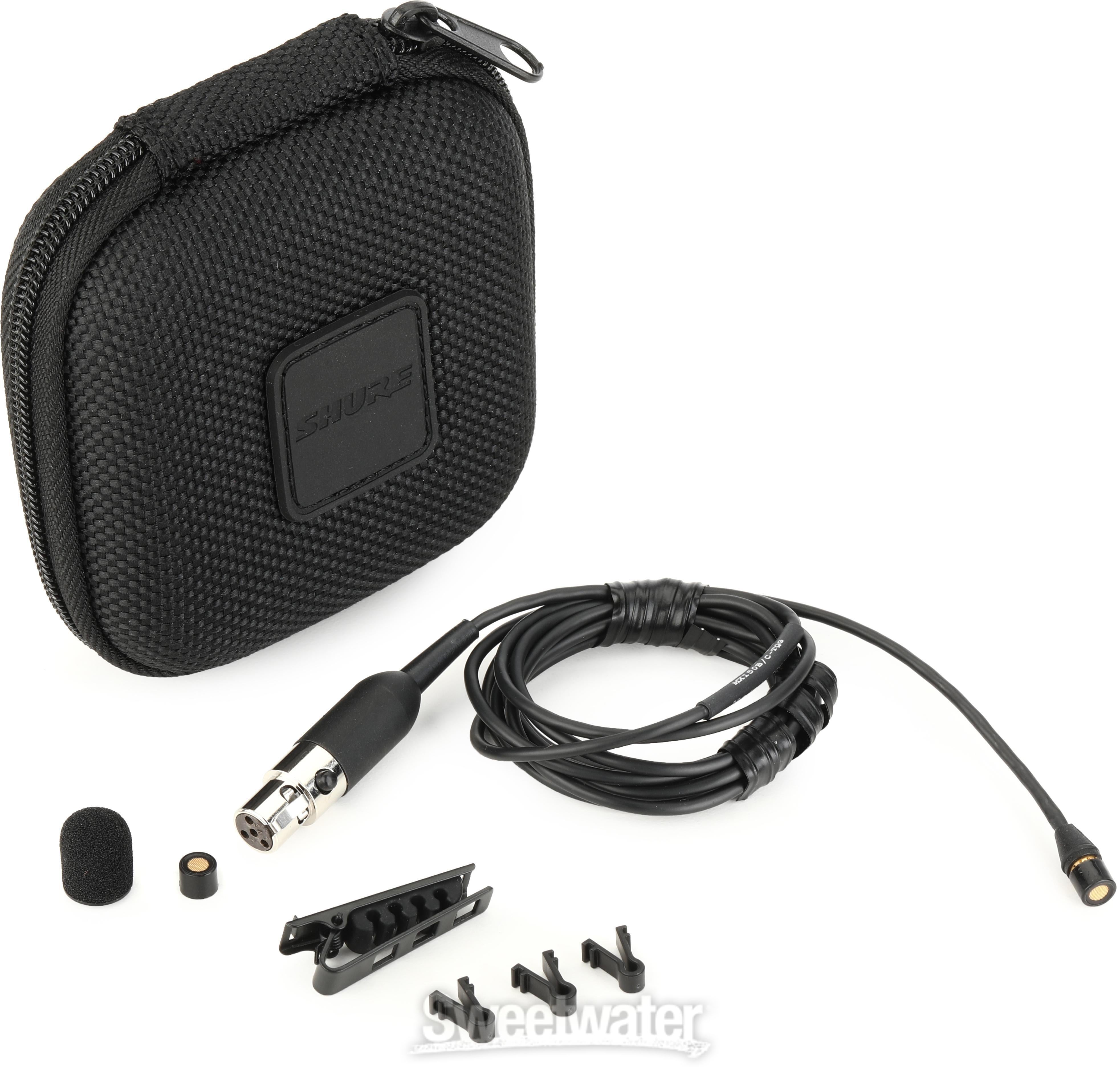 Shure MX150B/C-TQG Lavalier Microphone for Shure Wireless | Sweetwater