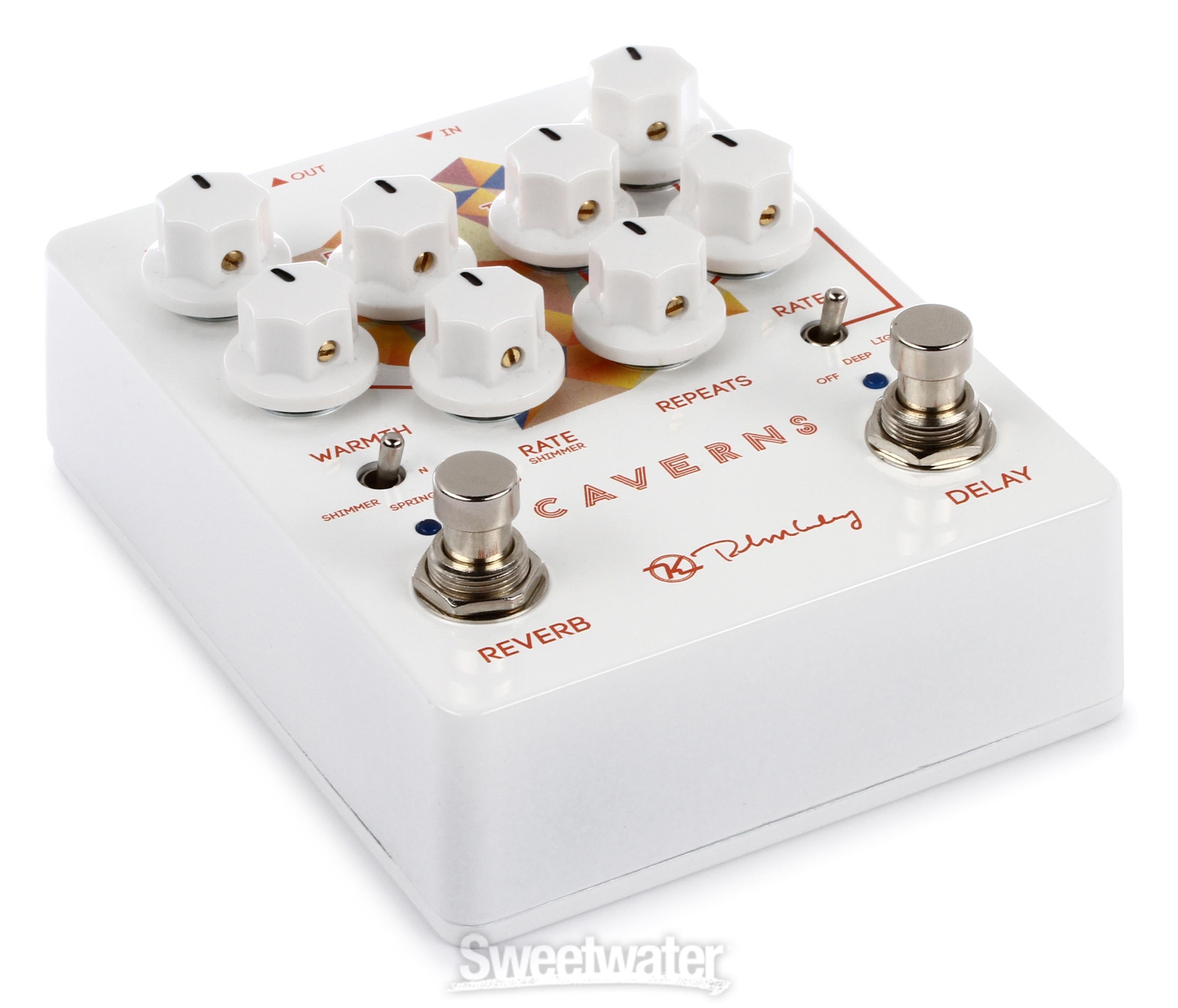 Keeley Caverns V2 Delay and Reverb Pedal Reviews | Sweetwater