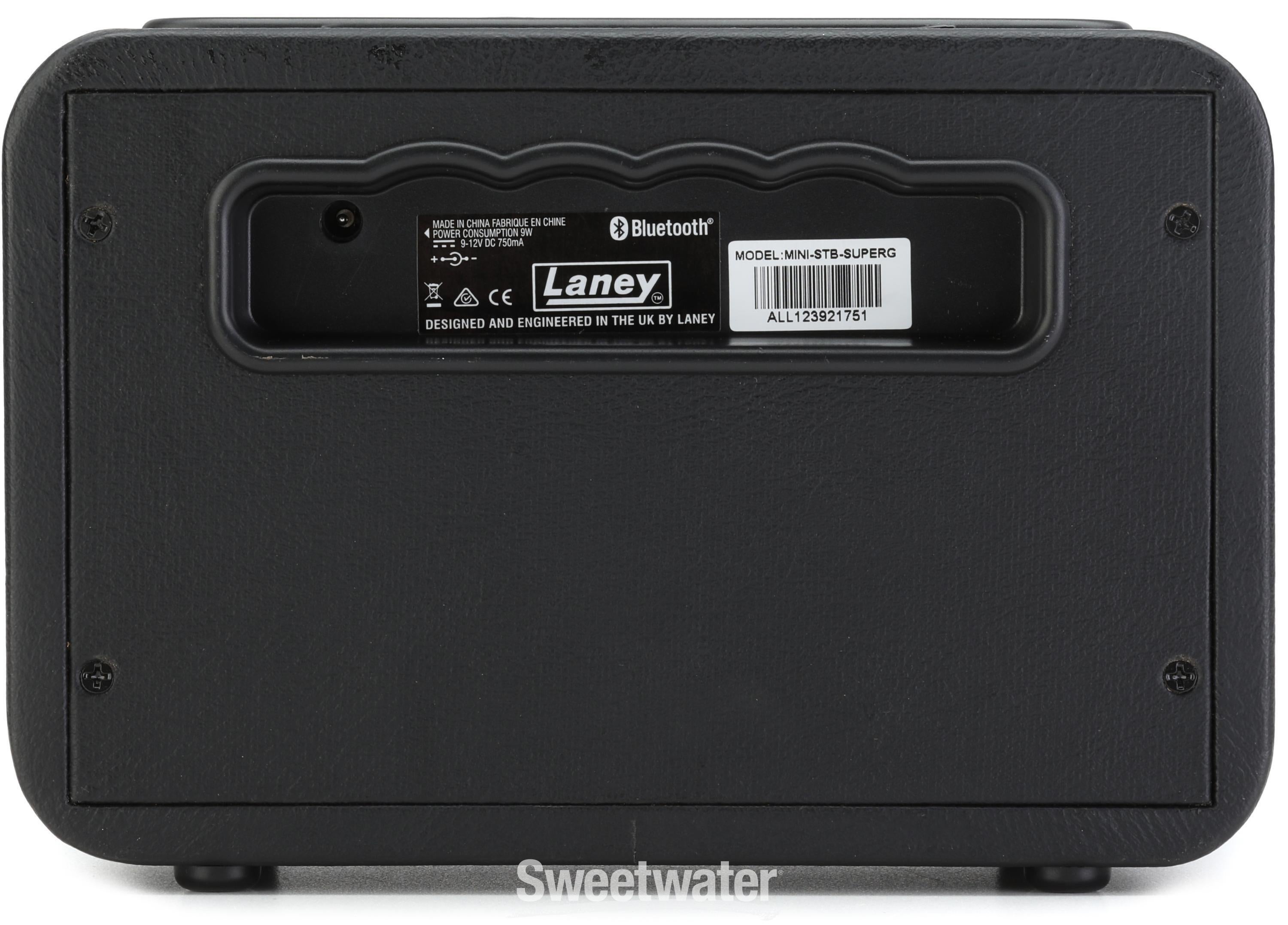 Laney Mini-STB-SuperG Battery-powered 2 x 3-inch Guitar Combo Amplifier  with Bluetooth