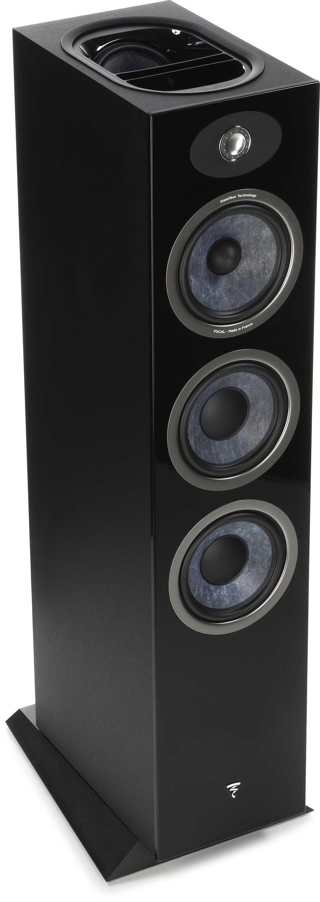 Photo of Focal Theva N&deg;3-D 6.5-inch Passive Floor-standing Loudspeaker for Dolby Atmos - Black