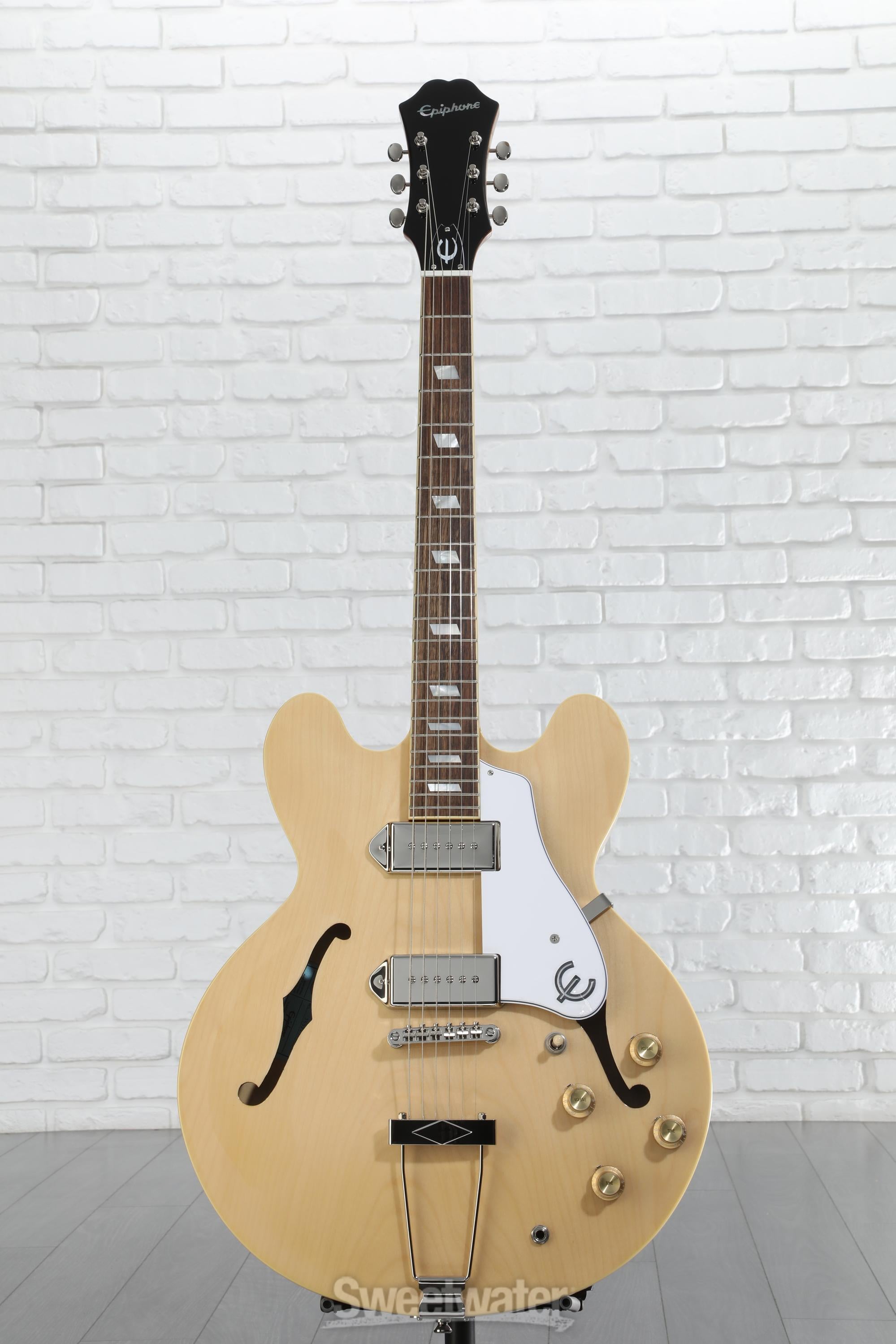 ギター Epiphone Casino Natural Epiphone Casino Hollowbody Electric Guitar - Natural
