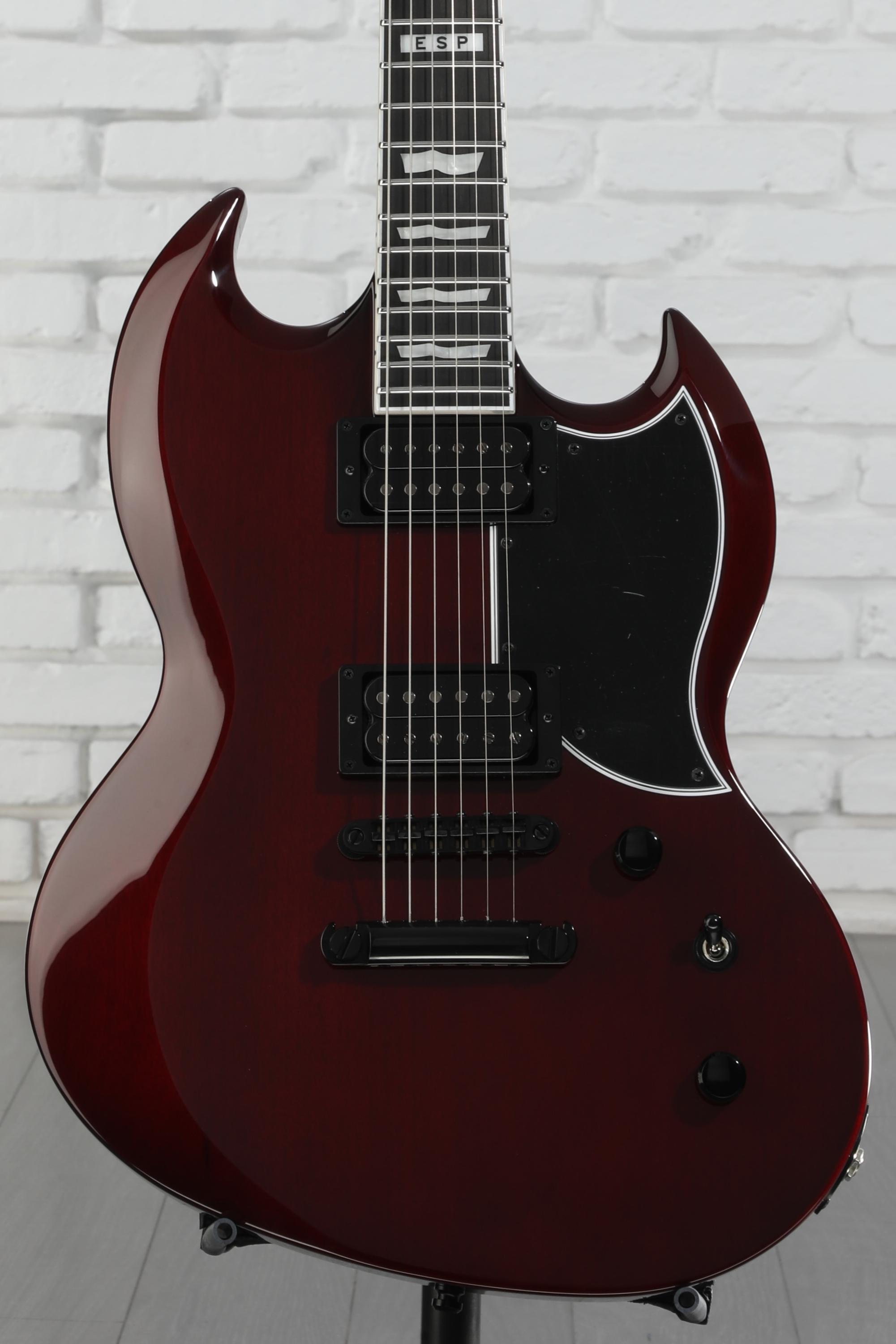 ESP E-II Viper Electric Guitar - See-thru Black Cherry
