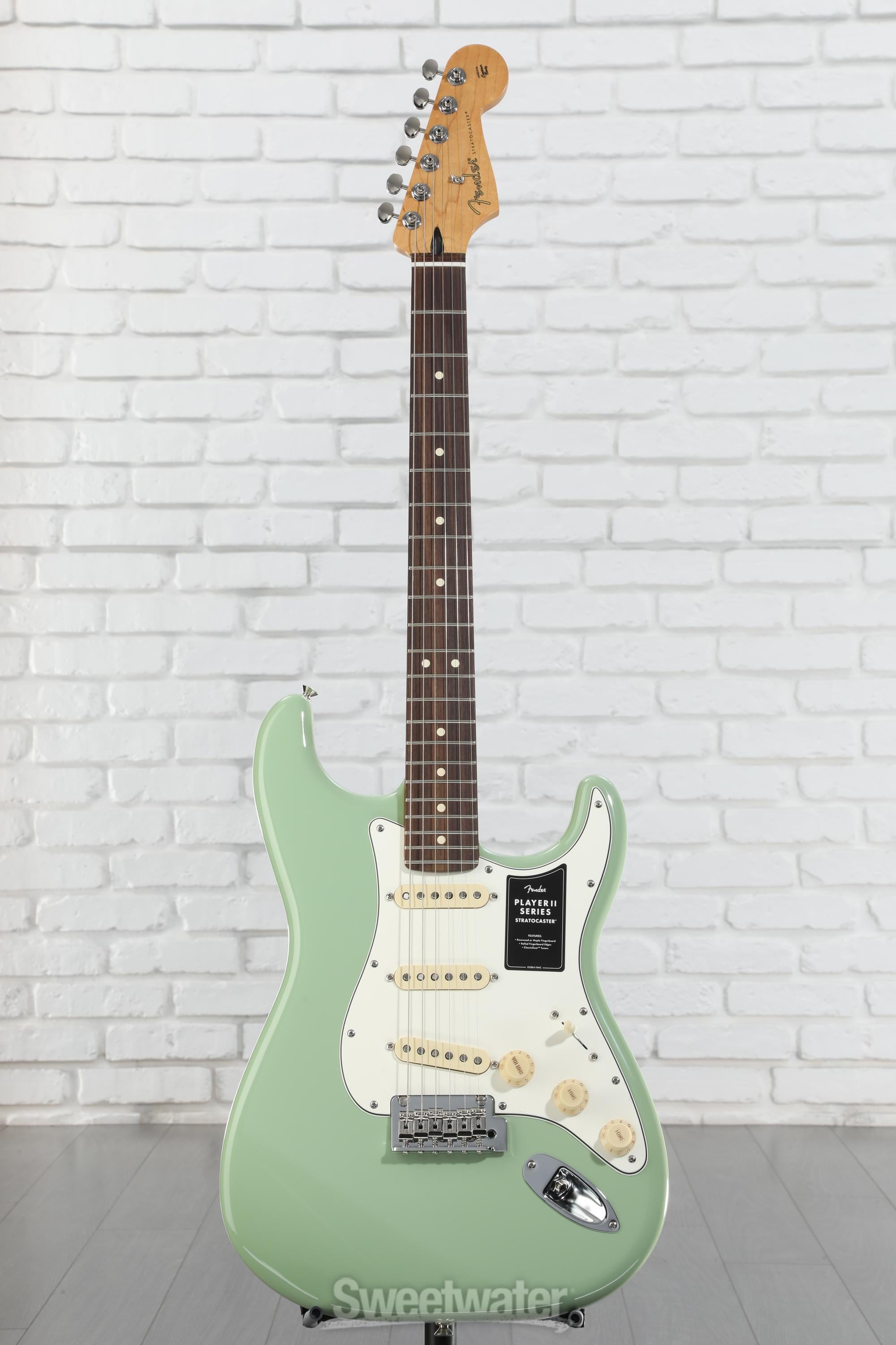 ギター Fender PlayerII Stratocaster Birch Green Fender Player II Stratocaster Rosewood Fingerboard Electric