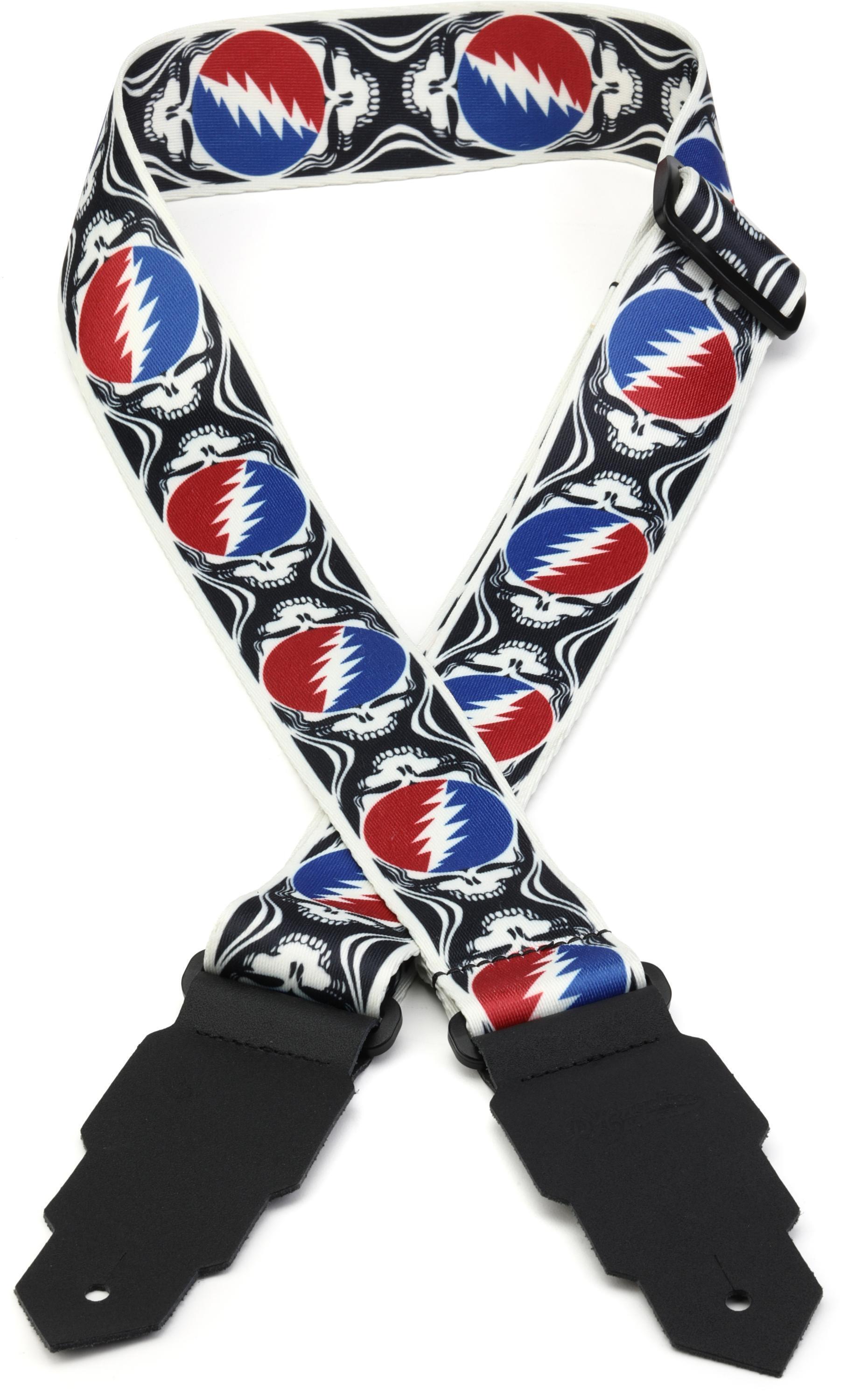 Photo of D'Angelico Grateful Dead Guitar Strap - Steal Your Face