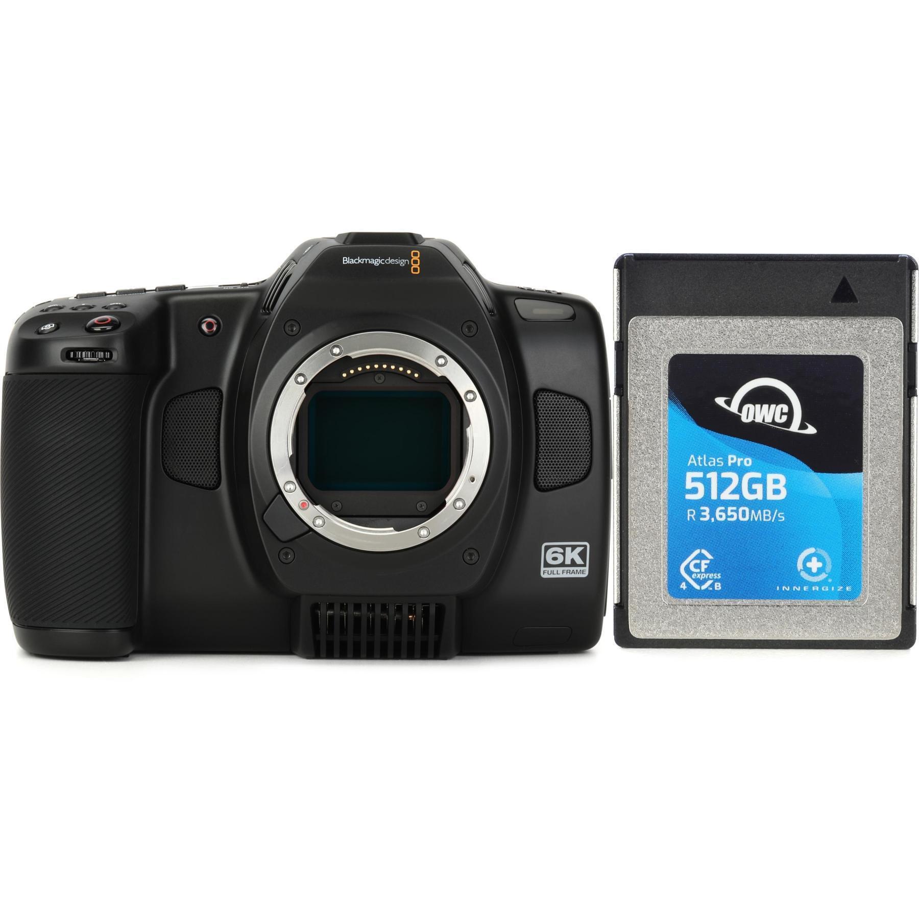 Blackmagic Design Cinema Camera 6K with 512GB Memory Card (Body