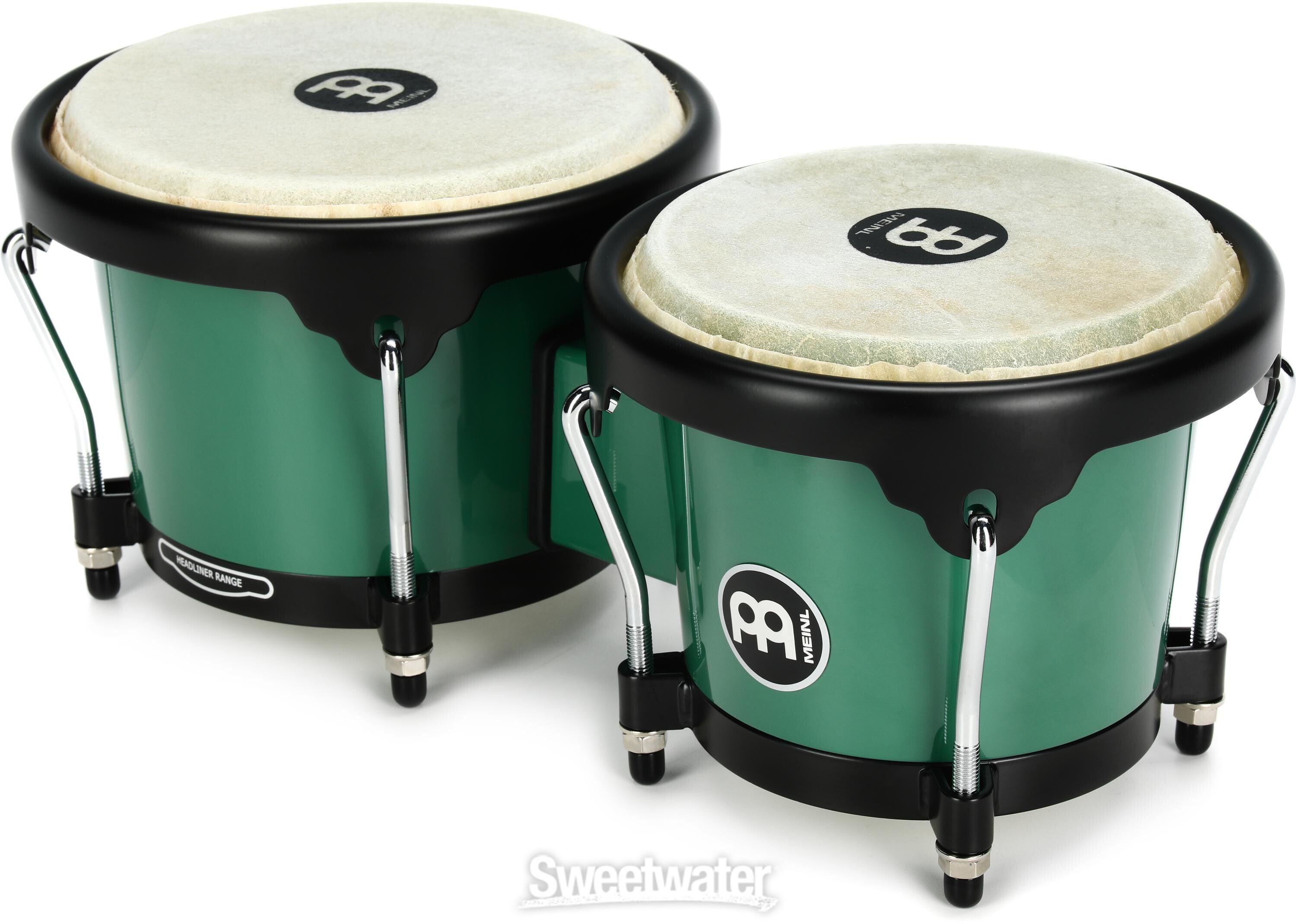 Meinl Percussion Journey Series Bongos - Forest Green | Sweetwater