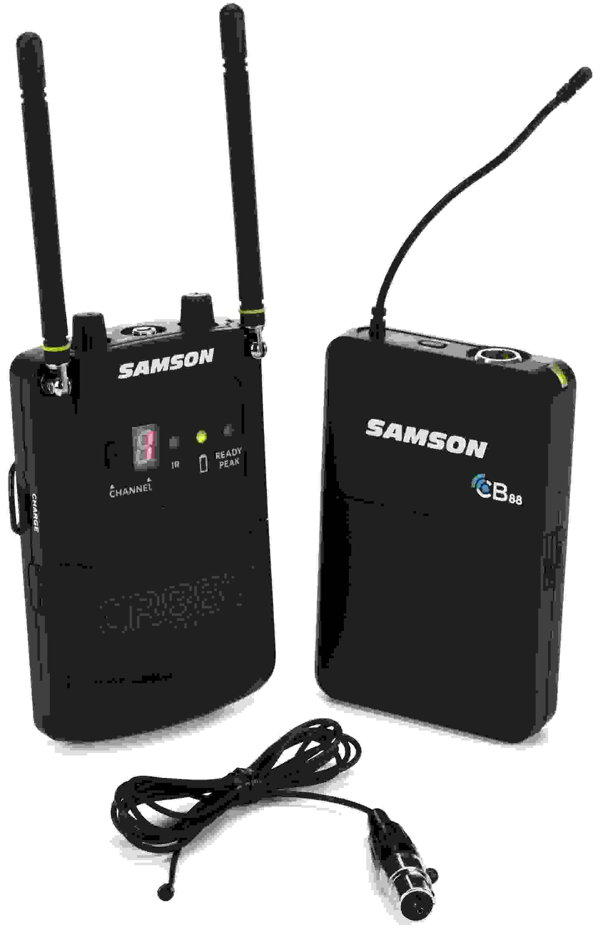 Samson Concert 88x Camera Wireless System with Lavalier Microphone - Band D