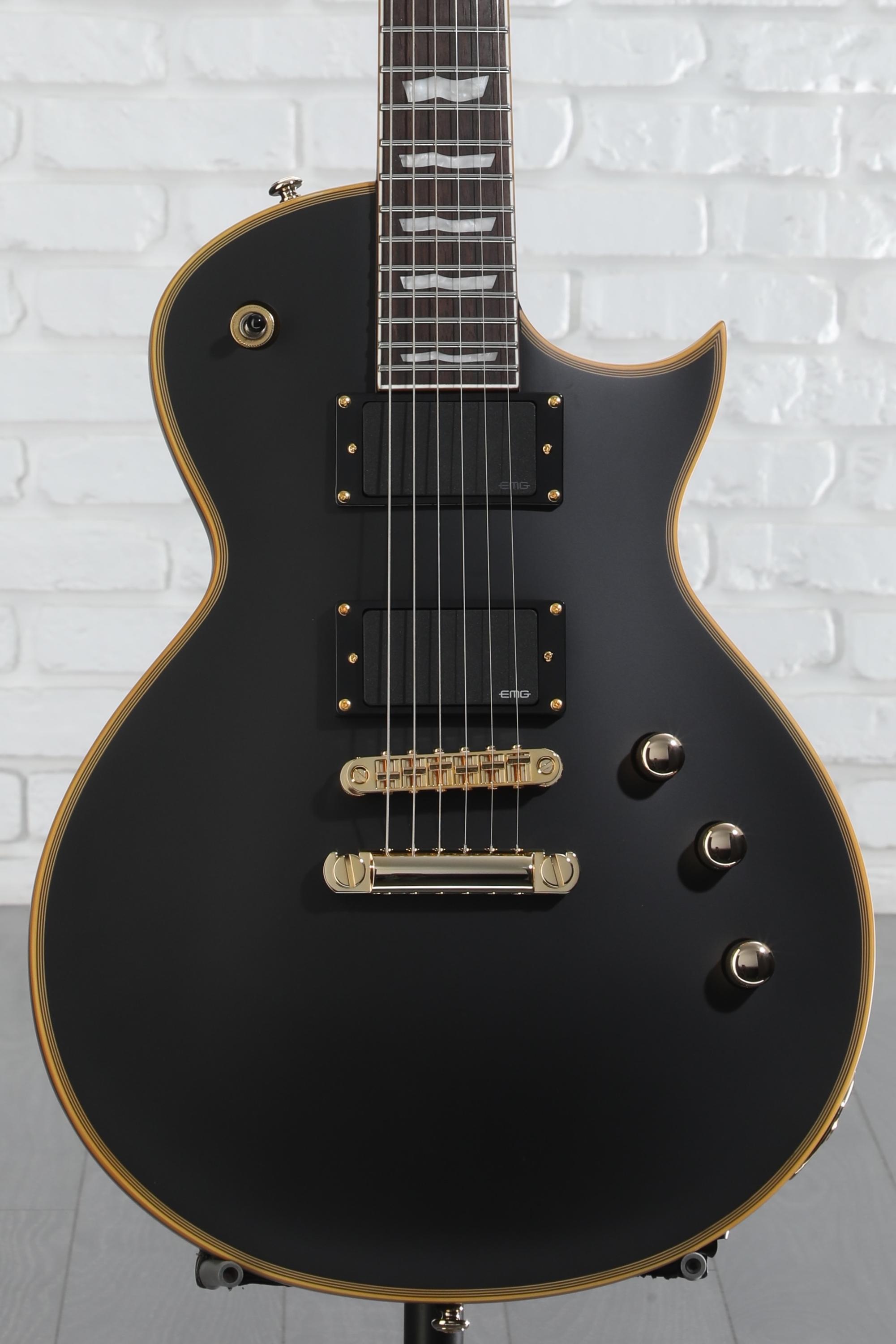LTD EC-1000 Deluxe エレキギター ブラック ESP LTD EC-1000 Electric Guitar Black | Guitar Center