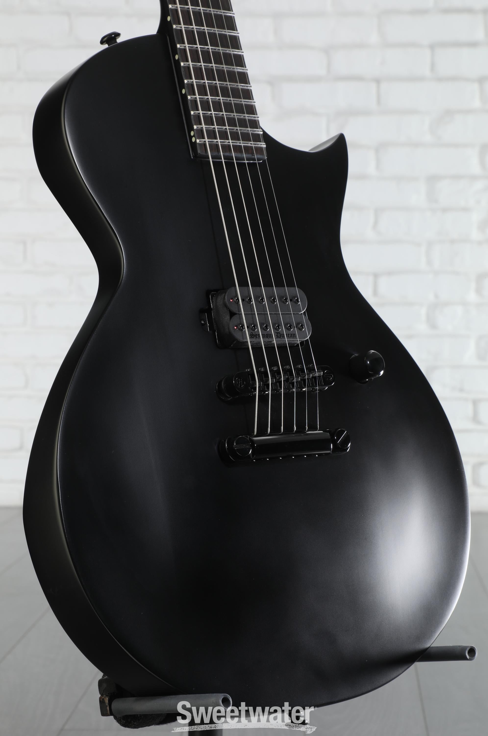ESP LTD EC-Black Metal - Black Satin Reviews | Sweetwater