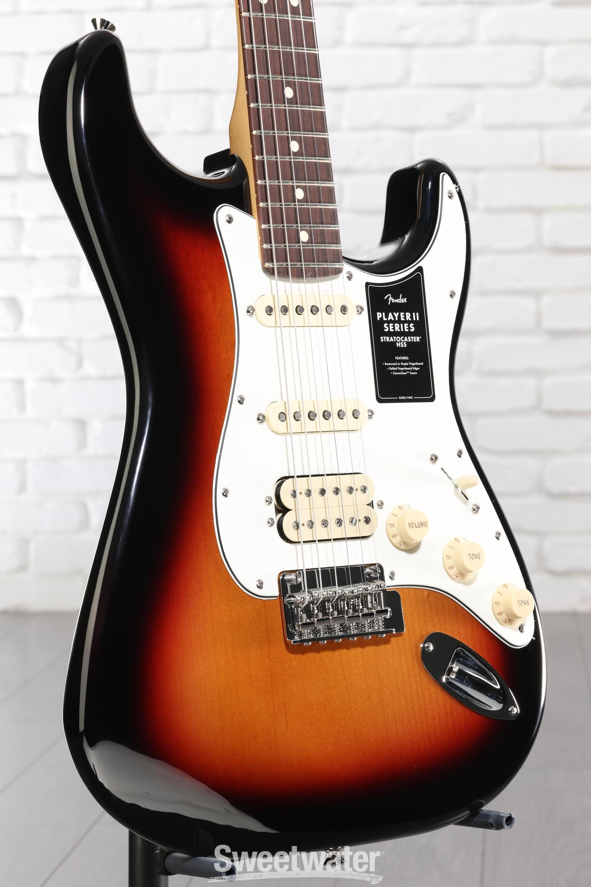Photo of Fender Player II Stratocaster HSS Electric Guitar - 3-color Sunburst