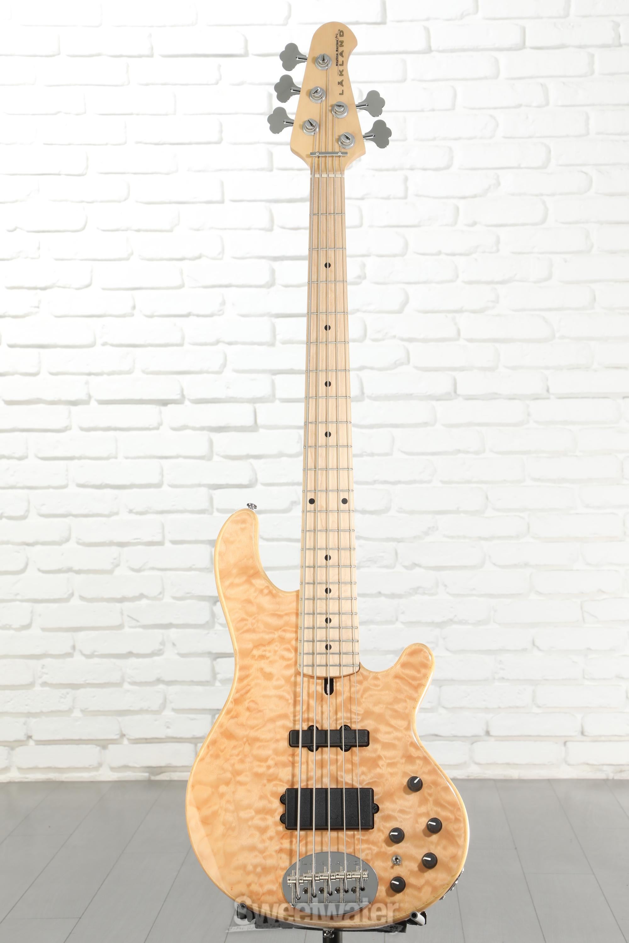 Lakland Skyline 55-02 Deluxe 5-string Bass Guitar - Natural with