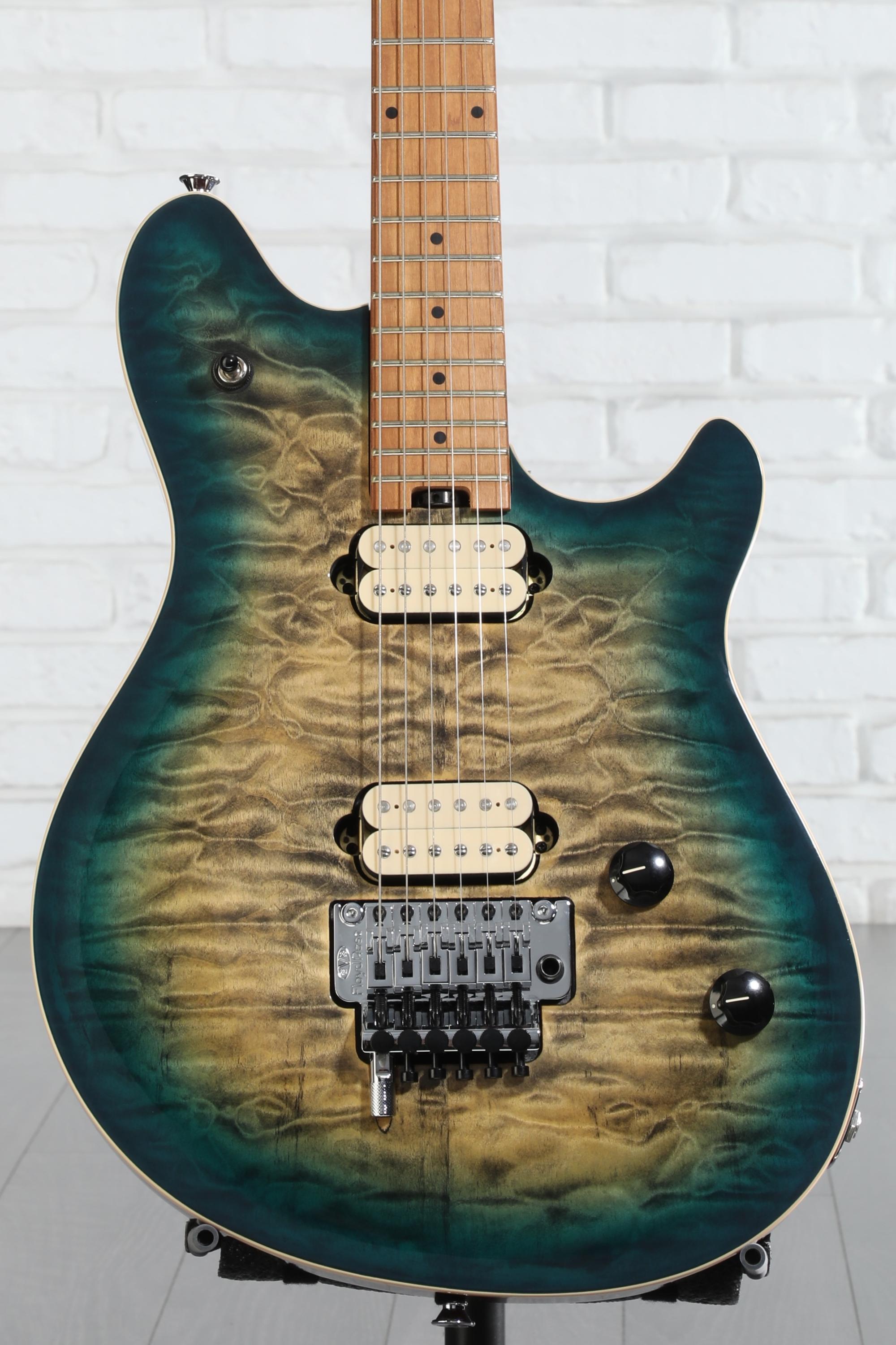 EVH Wolfgang Special QM Electric Guitar - Indigo Burst | Sweetwater