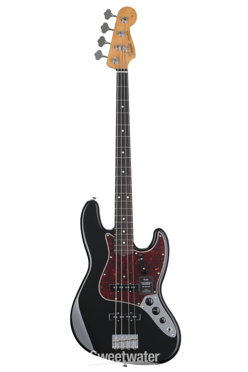 Fender Vintera II '60s Jazz Bass - Black with Rosewood Fingerboard