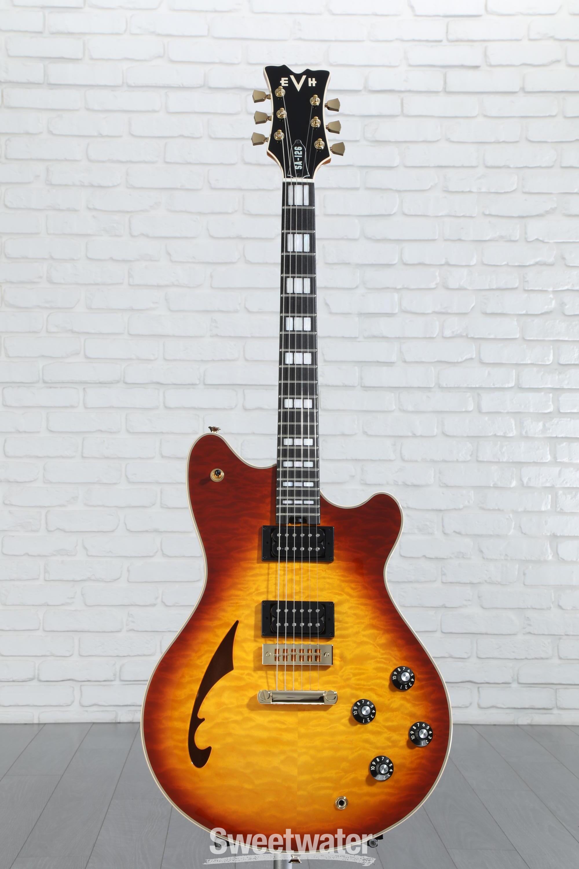 EVH SA-126 Special Quilted Maple Electric Guitar - Tobacco Burst