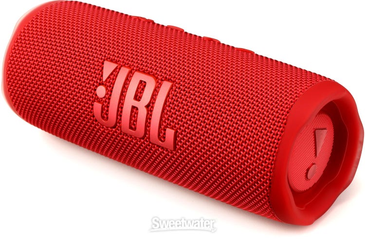 JBL Flip 6 Portable Waterproof Speaker (Red) 