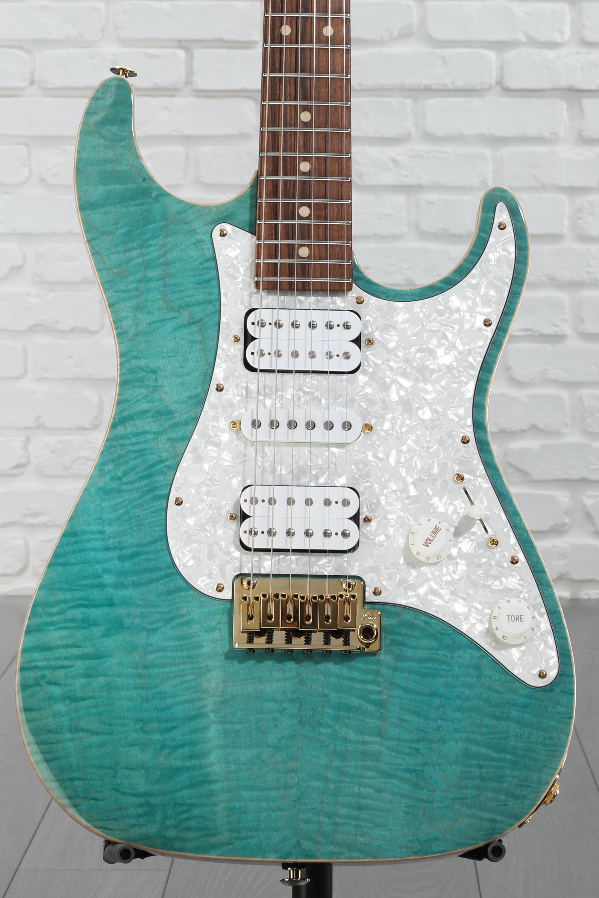 Suhr Custom Standard S Electric Guitar - Bahama Blue