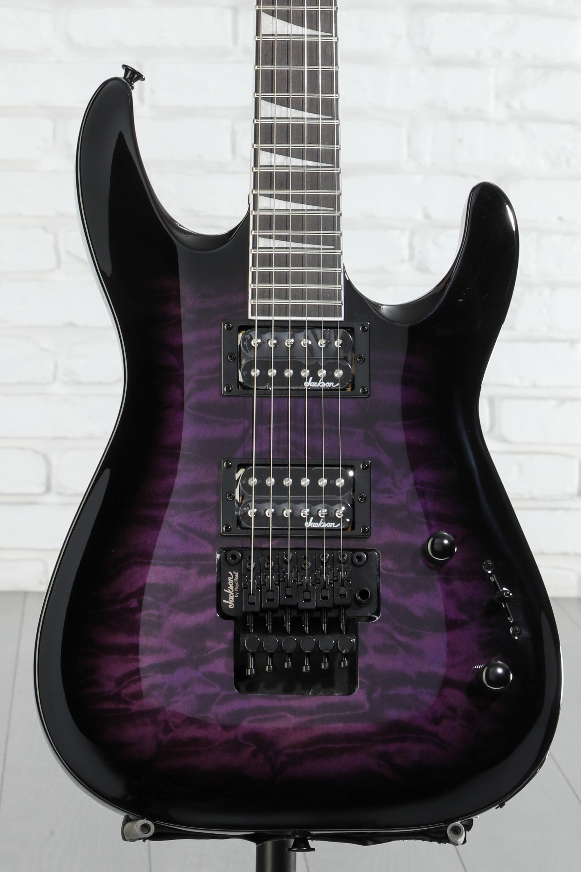 Jackson Dinky Arch Top JS32Q DKA - Transparent Purple Burst