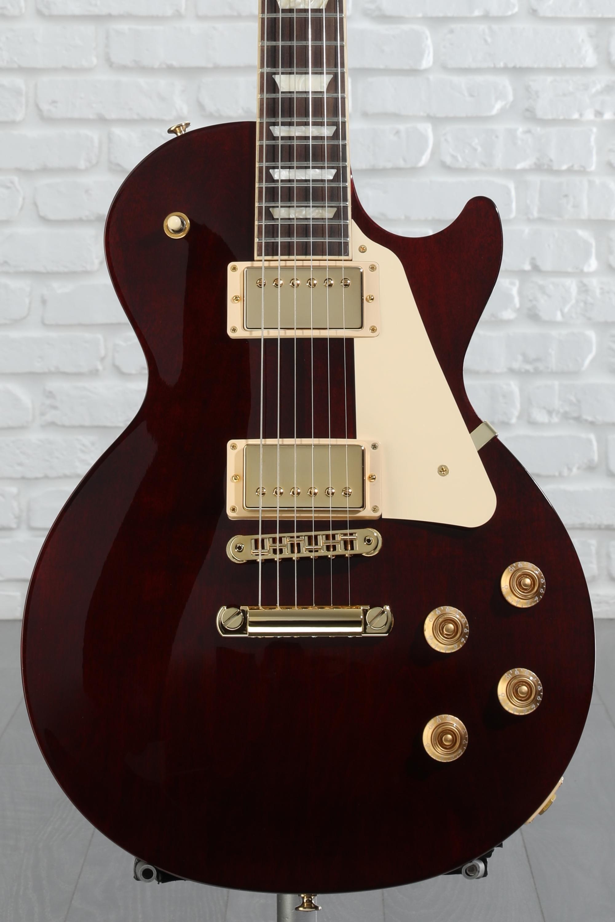 Gibson Les Paul Studio Electric Guitar - Wine Red with Gold
